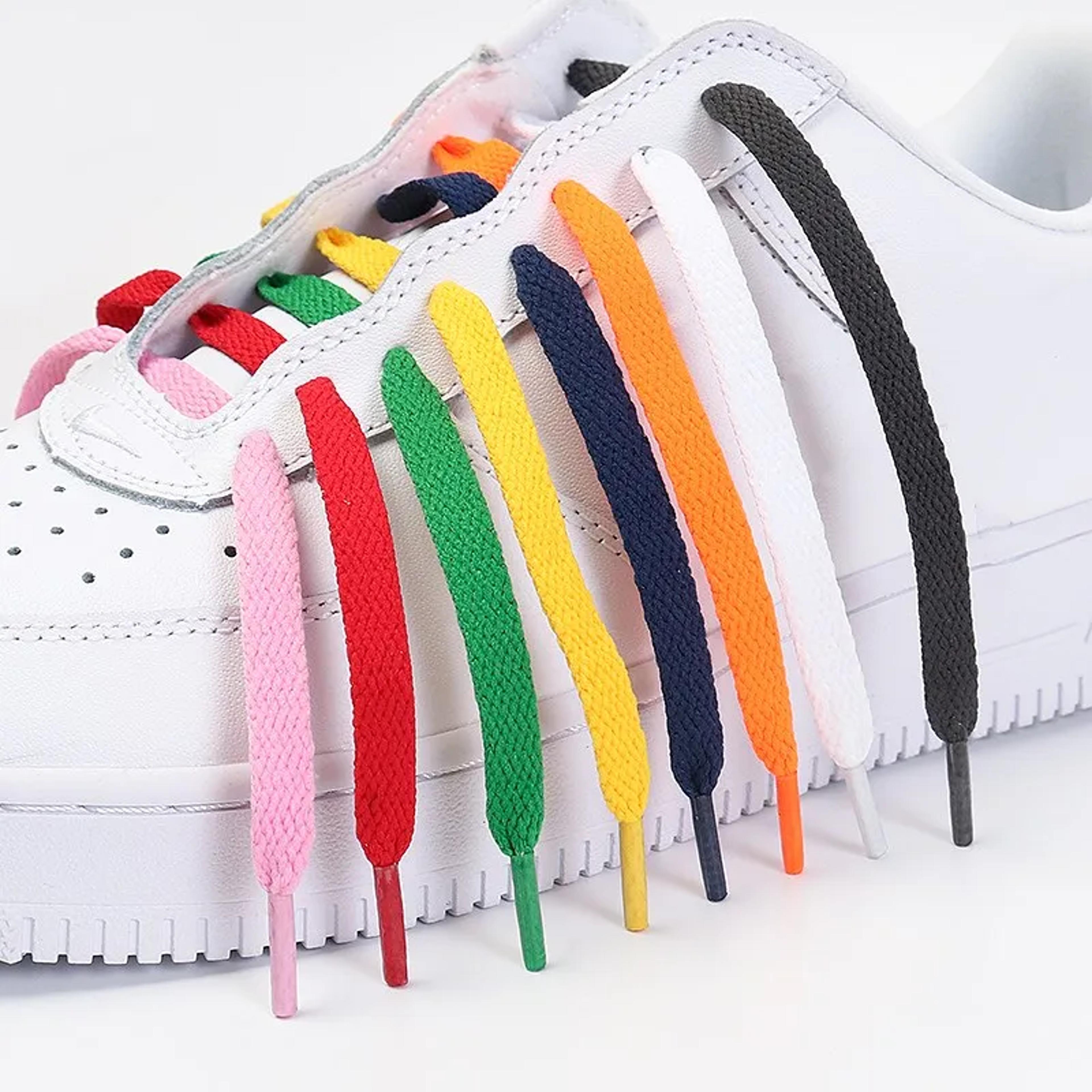 Solid Color Classic Flat Shoelaces For Shoes Sports Casual Unisex Shoe Strings 3