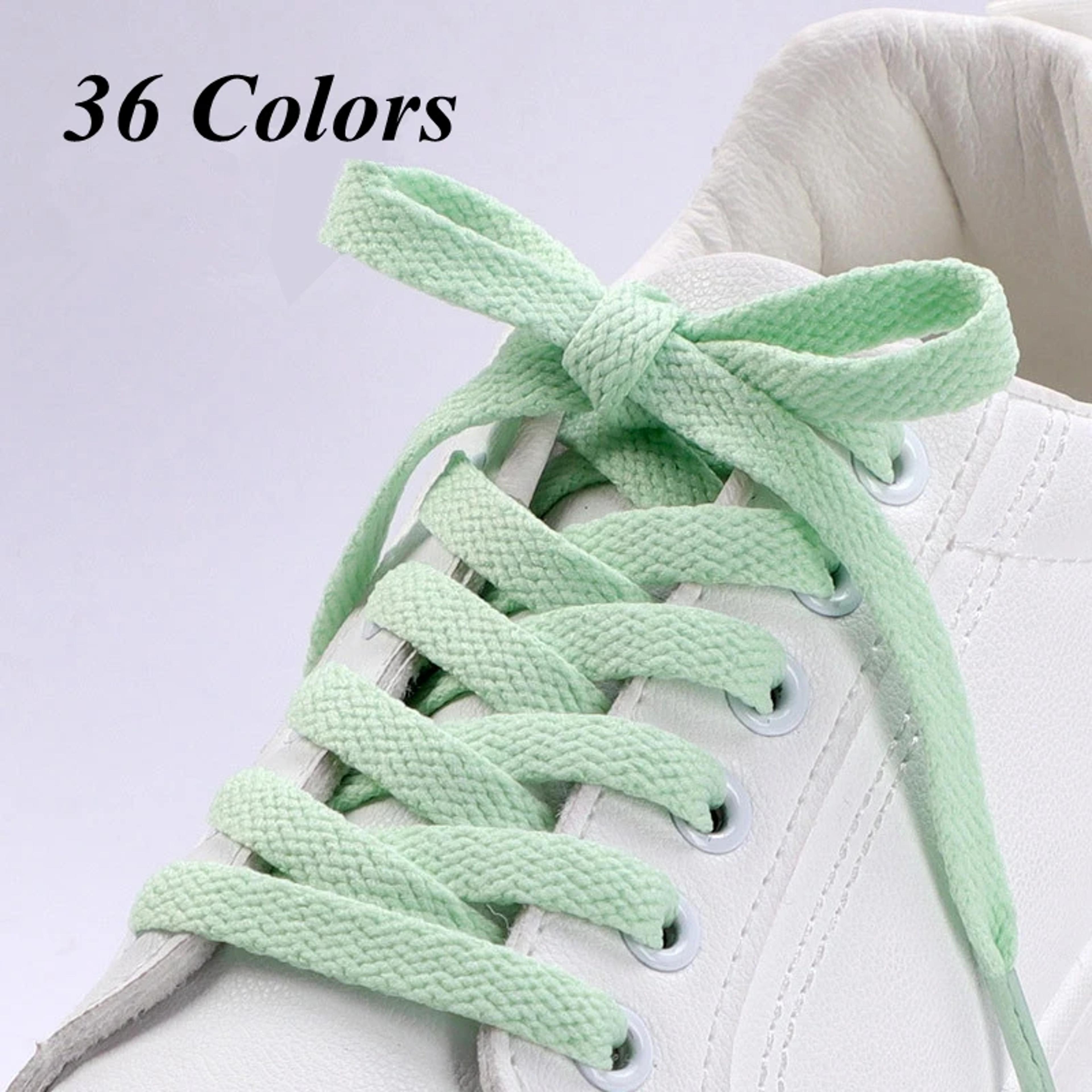 Solid Color Classic Flat Shoelaces For Shoes Sports Casual Unisex Shoe Strings 5