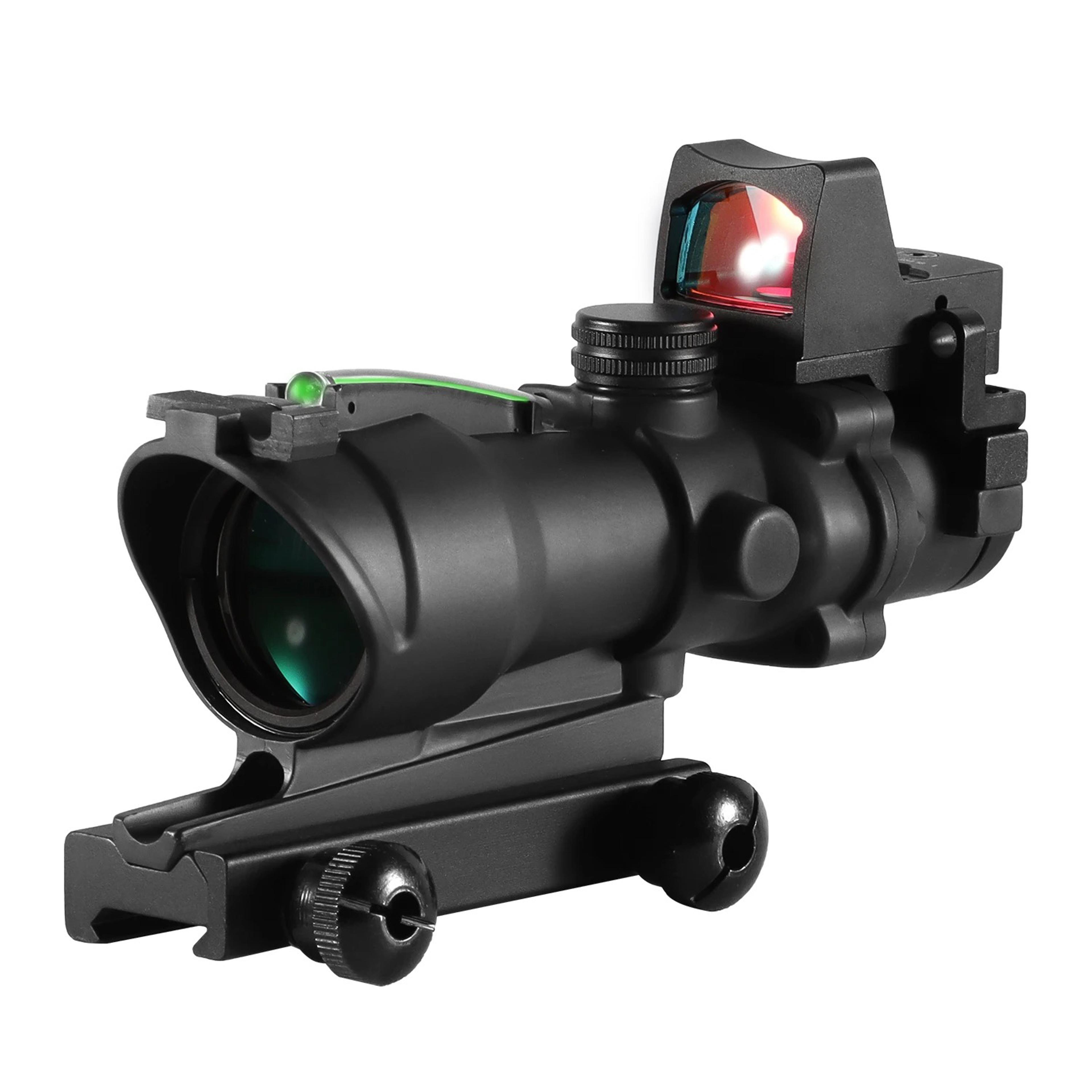 red dot tactical scope adjustable for hunting, scope rail scope