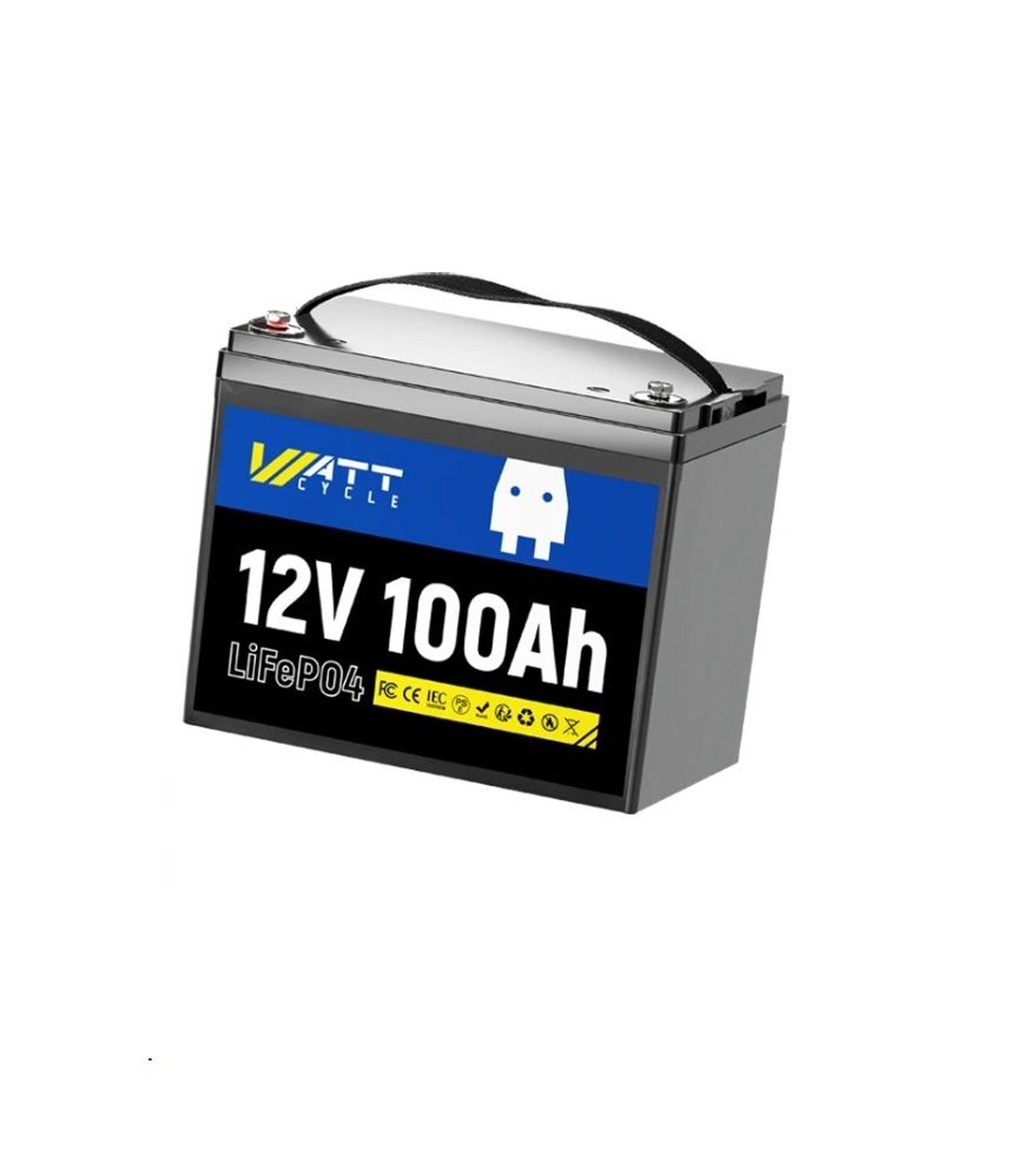 wattcycle battery pack grade a cells lithium iron phosphate rechargeable for outdoor and home storage