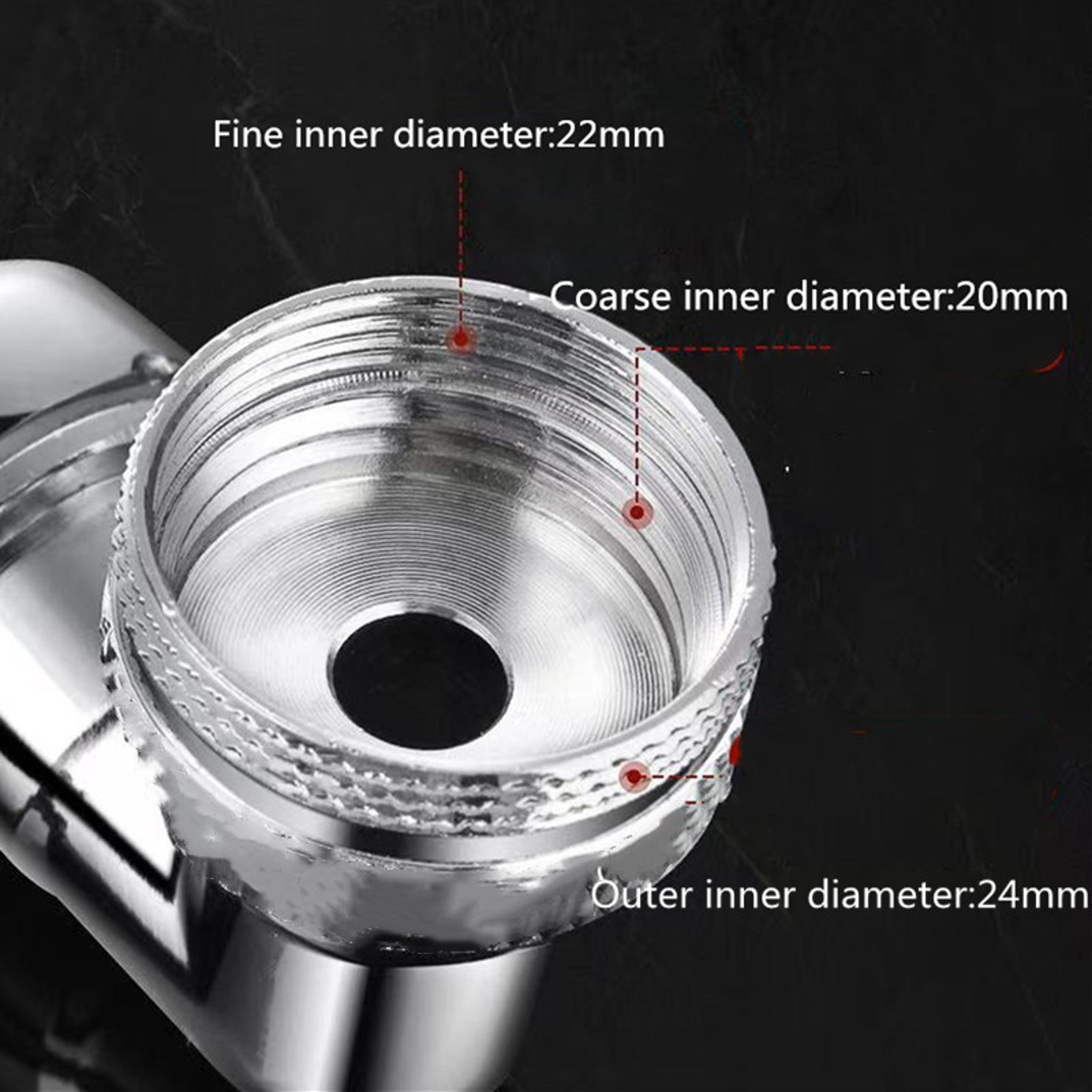 Universal Metal Faucet Aerator Bubbler Nozzle Kitchen Tap Sprayer Head Adaptor Washbasin Faucet Ext 5