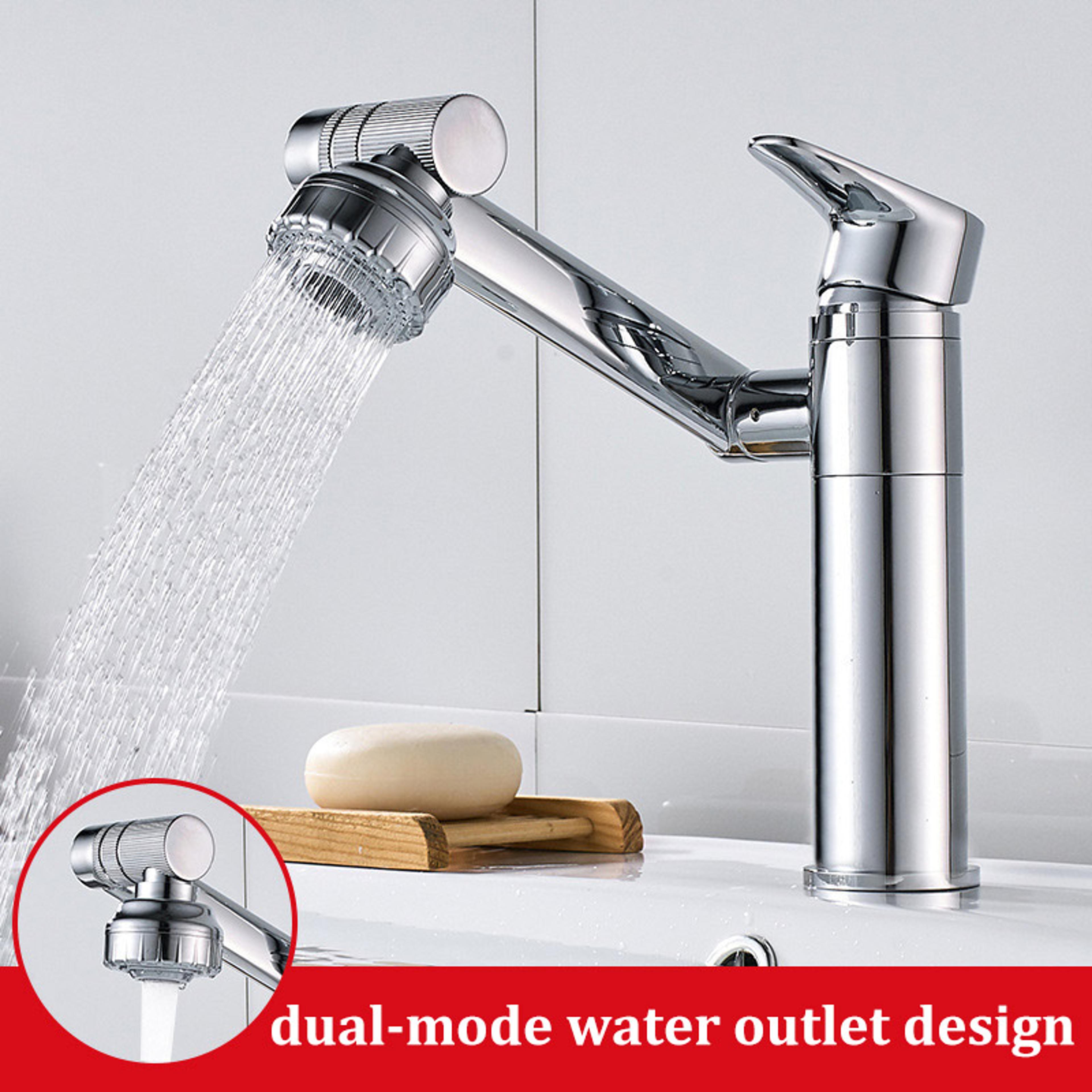 High Quality Stainless Steel Basin Faucet Hot And Cold Multifunctional Dualuse Bathroom Wash Basin  6