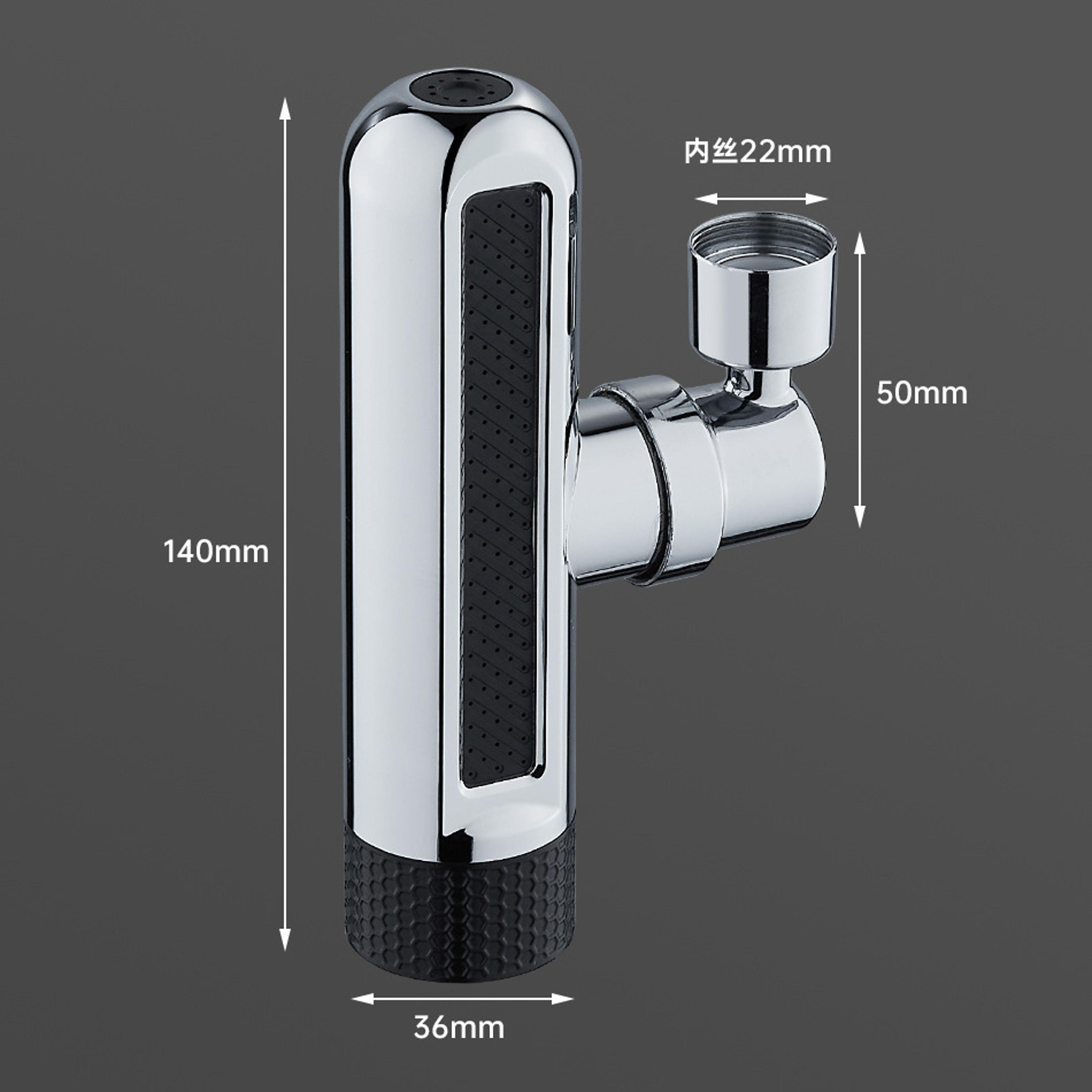Universal Kitchen Faucet Waterfall Spout Rotating Aerator SplashProof MultiFunction 6 Modes Faucet  5