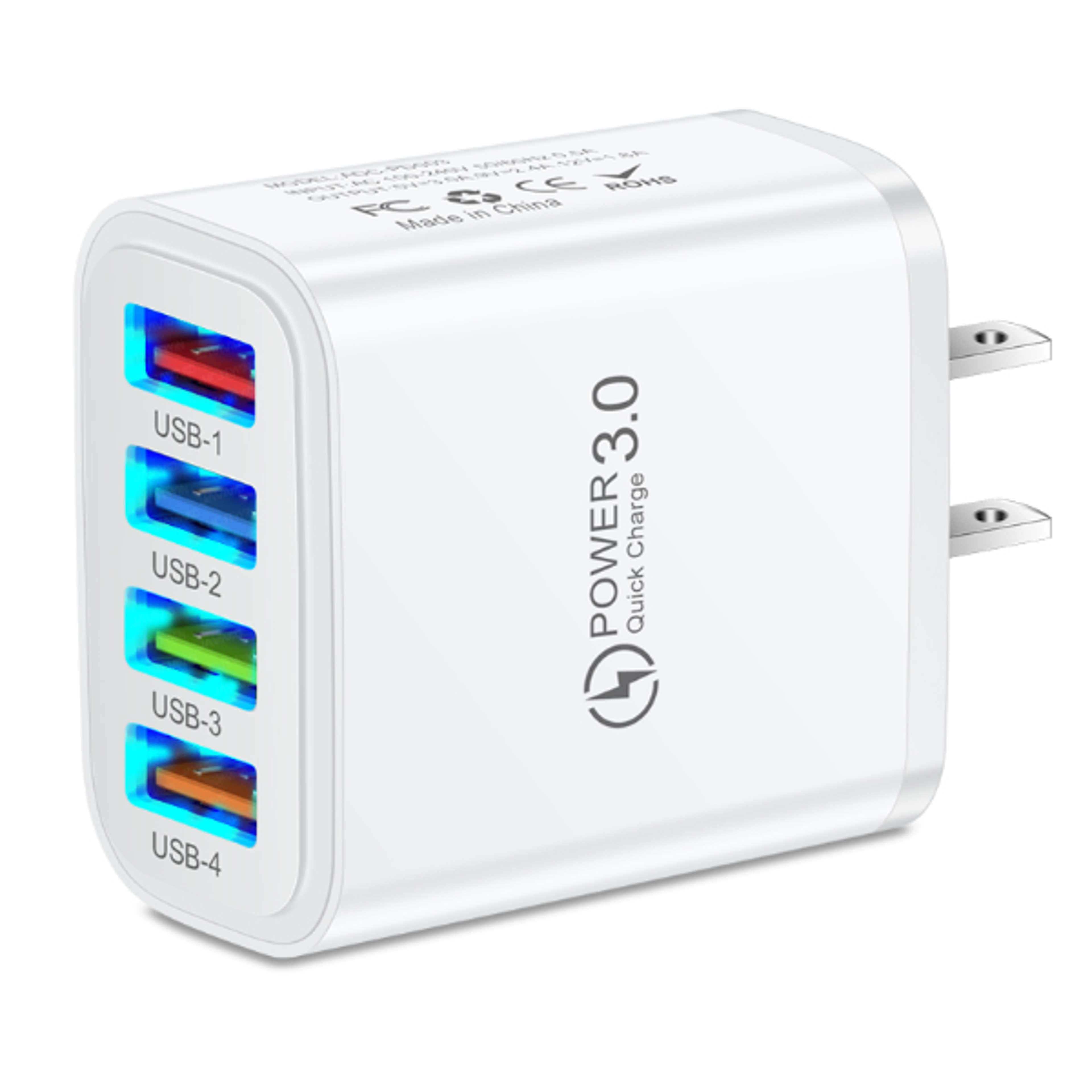 quick charge usb fast charger multi ports wall adapter phone charger