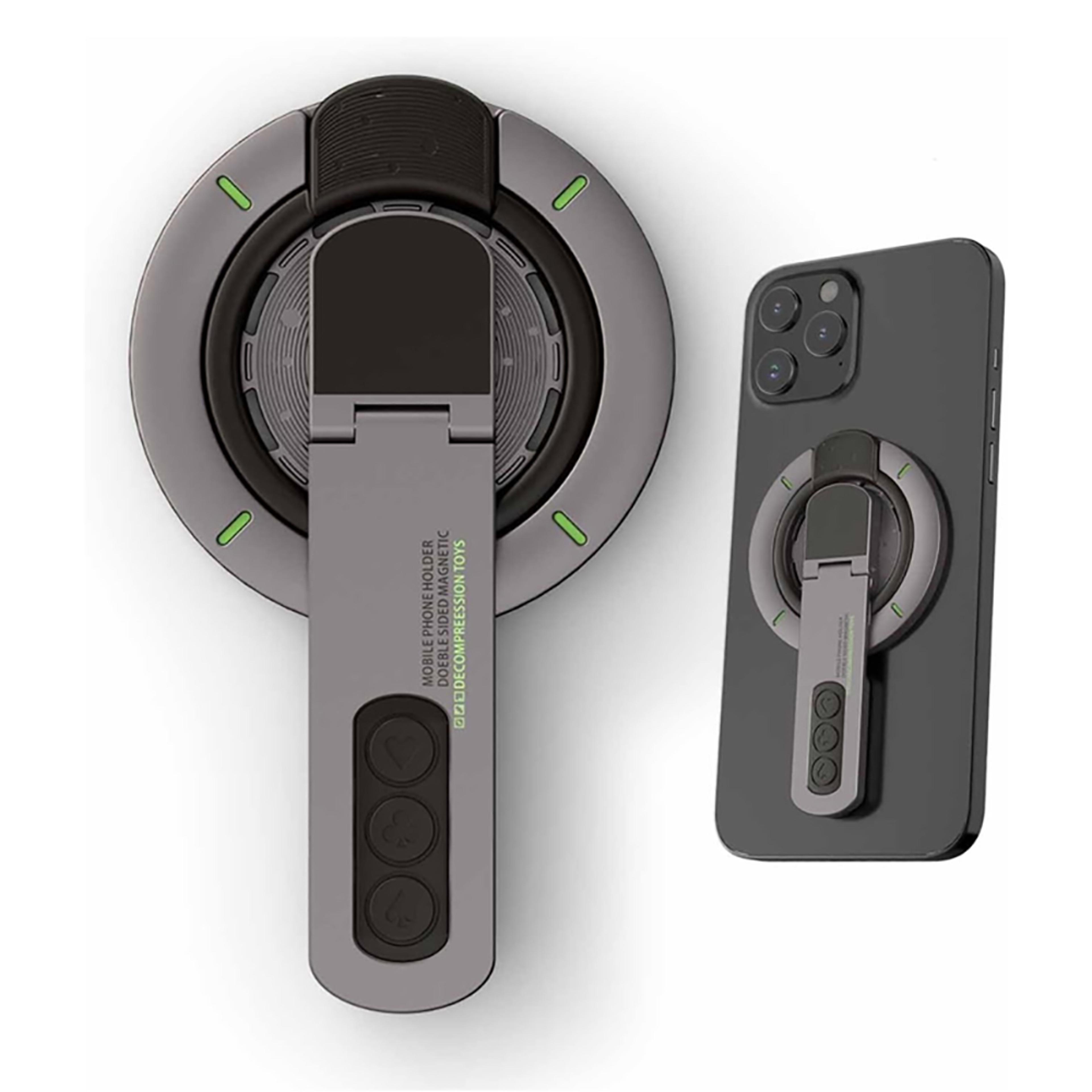 Universal Adjustable Portable Phone Holder Rotation Magnetic Finger Ring Stand For Smartphones 7