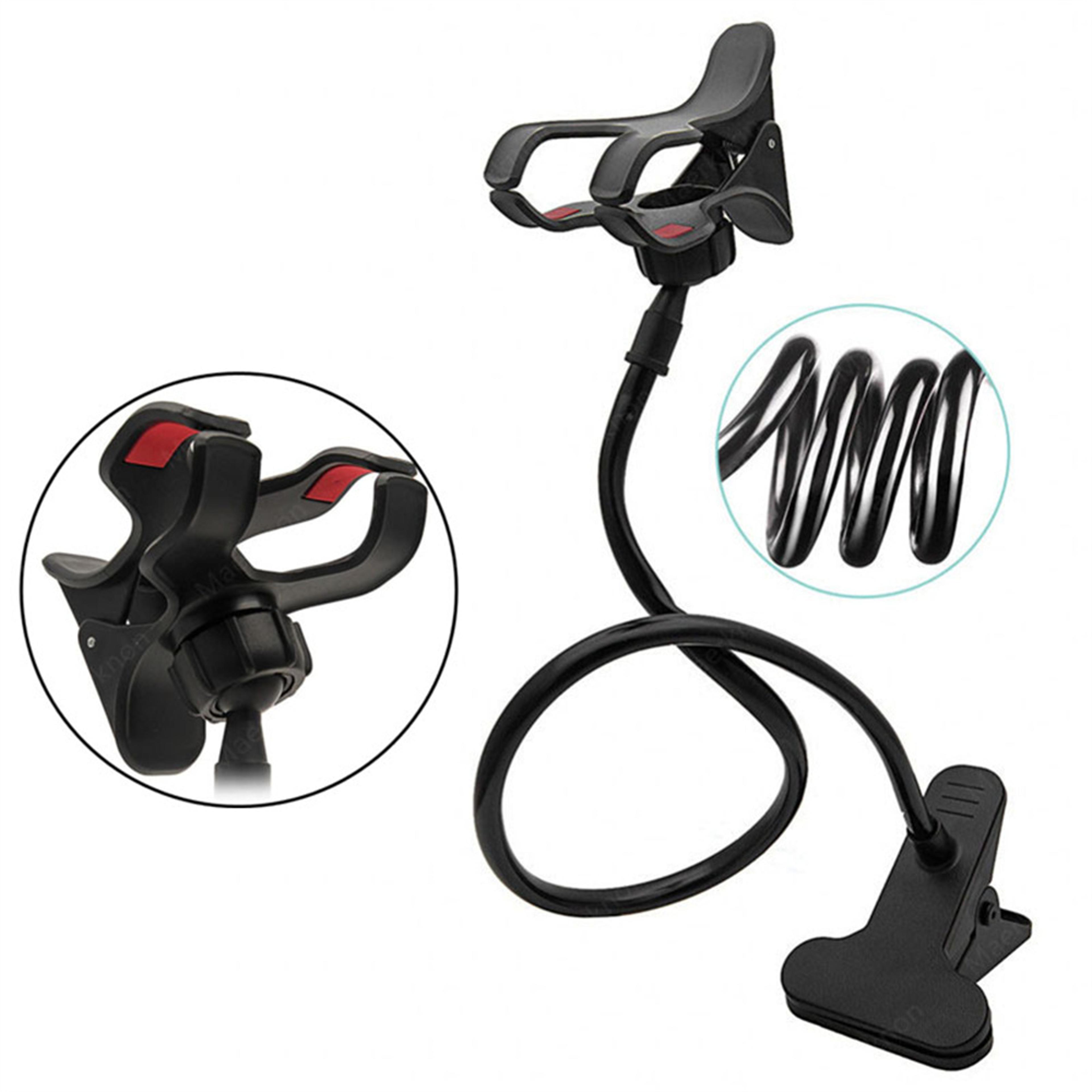 adjustable lazy mobile phone holder flexible arm clip bed desktop stand universal smartphone mount for all phones