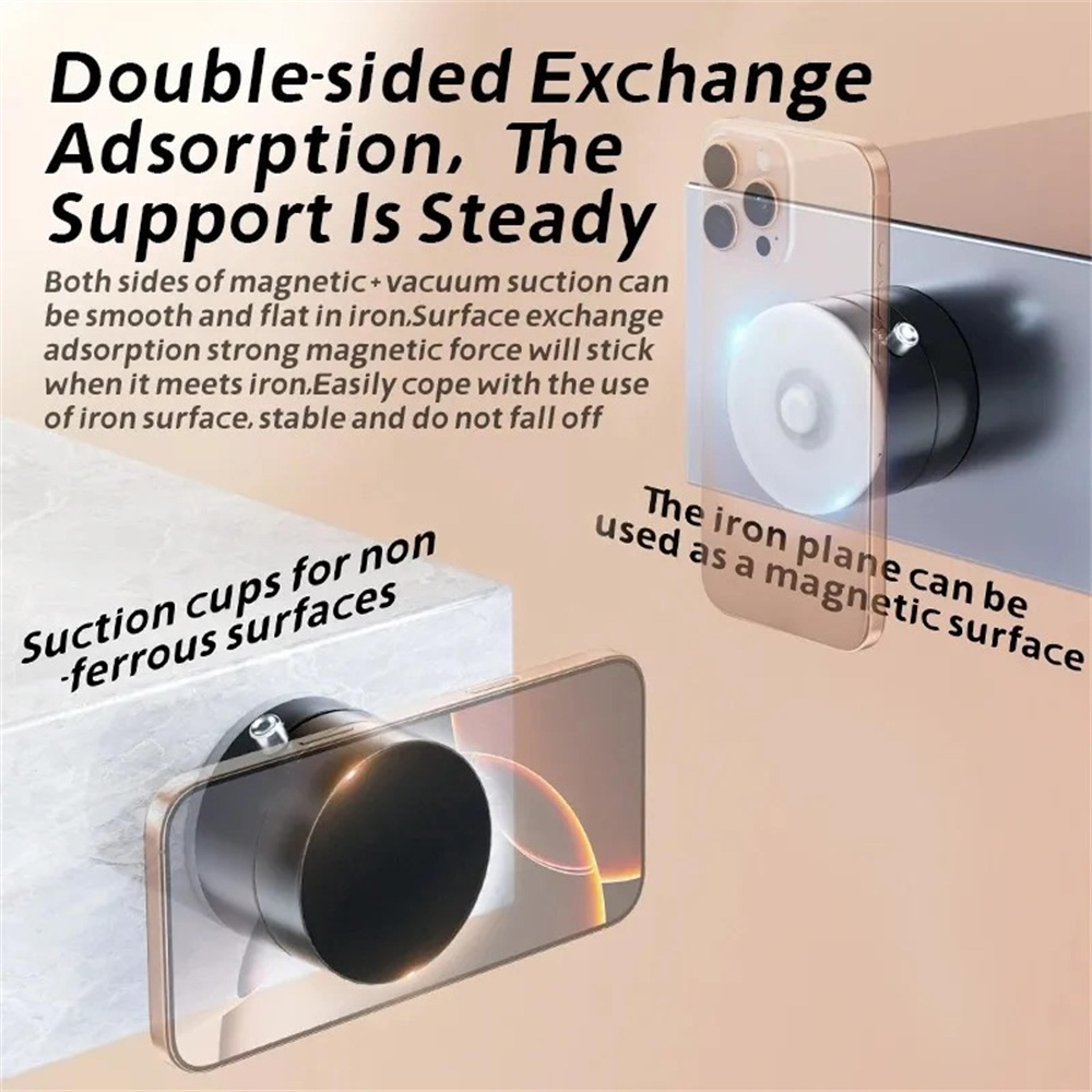 Universal Foldable Magnetic Phone Stand With Suction Cup Holder For Smartphones Kitchen Lazy Stand 6