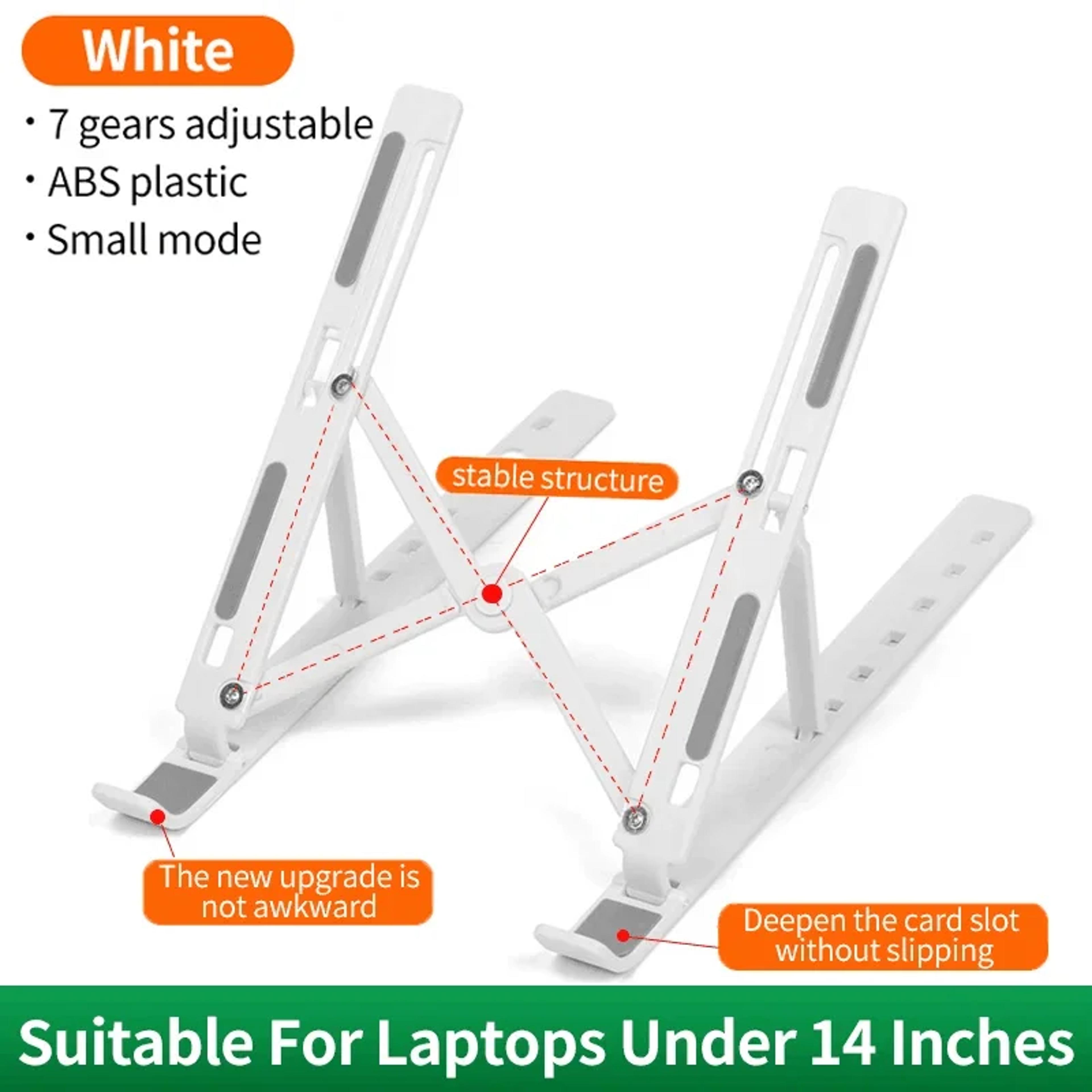 Foldable Portable Laptop Stand Adjustable Notebook Bracket Computer Monitor Holder Tablets Base Acc 6