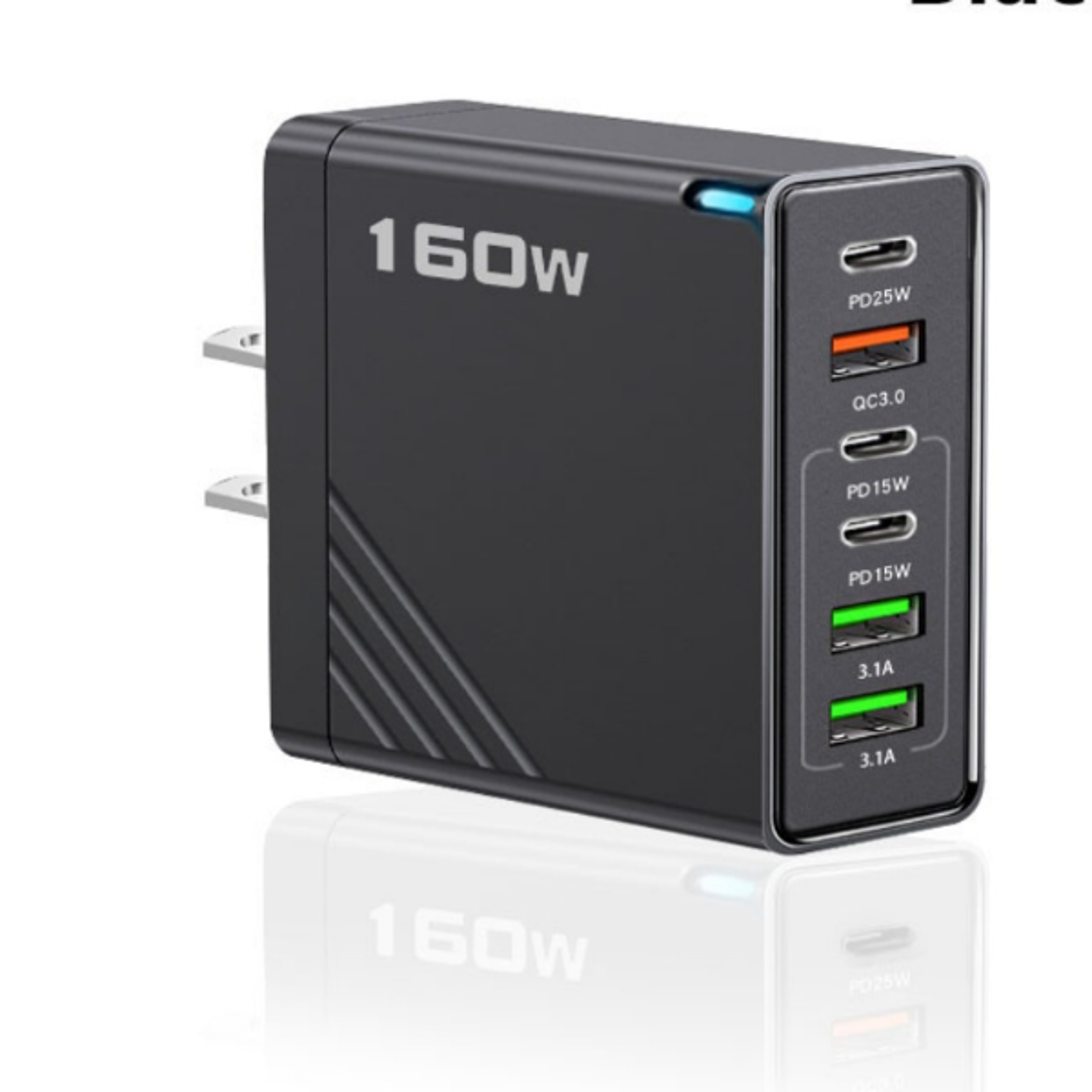 fast charging phone charger adapter, multi ports usb type c charger, universal wall charger