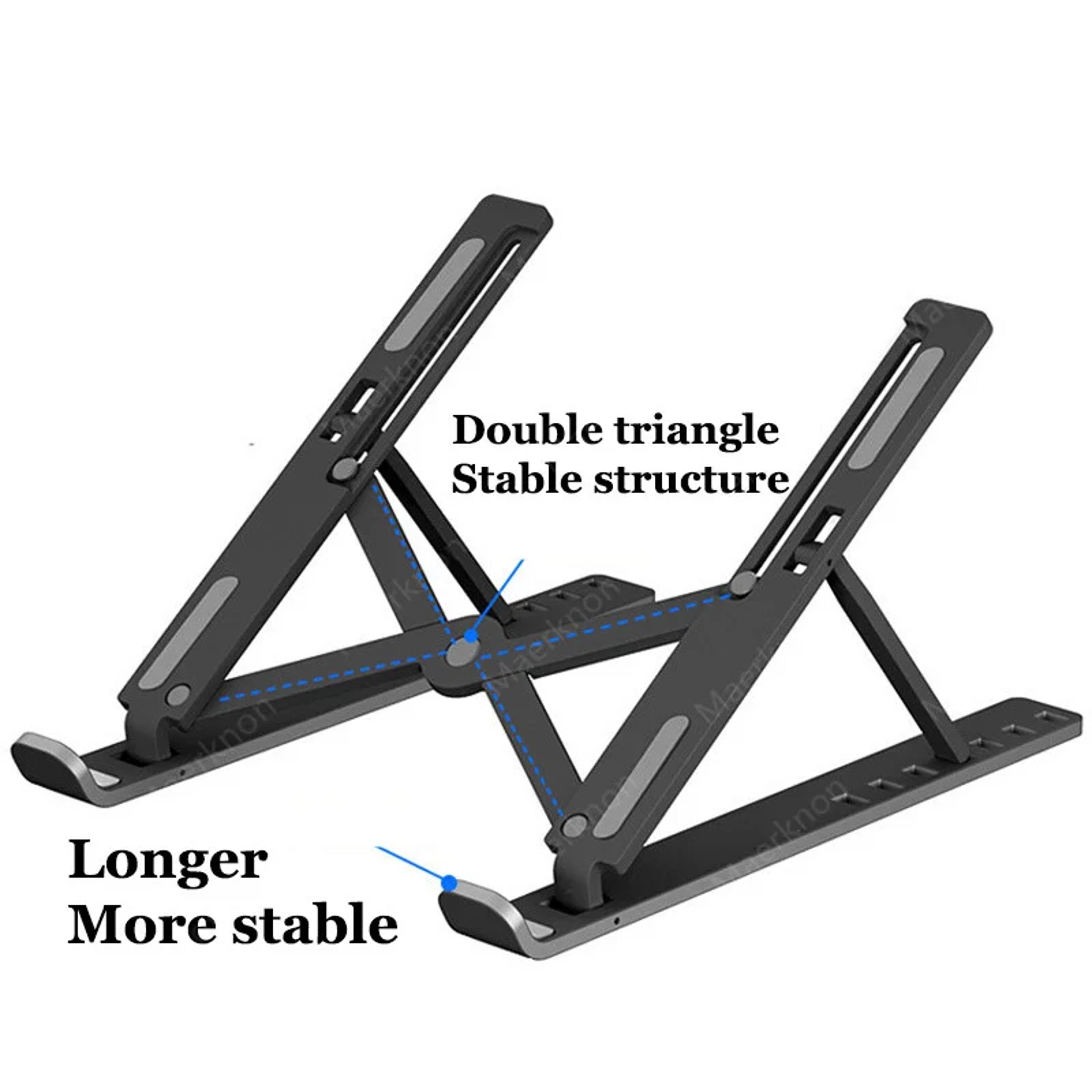 Portable Adjustable Laptop Stand Foldable Notebook Bracket Computer Monitor Holder Tablets Base 3