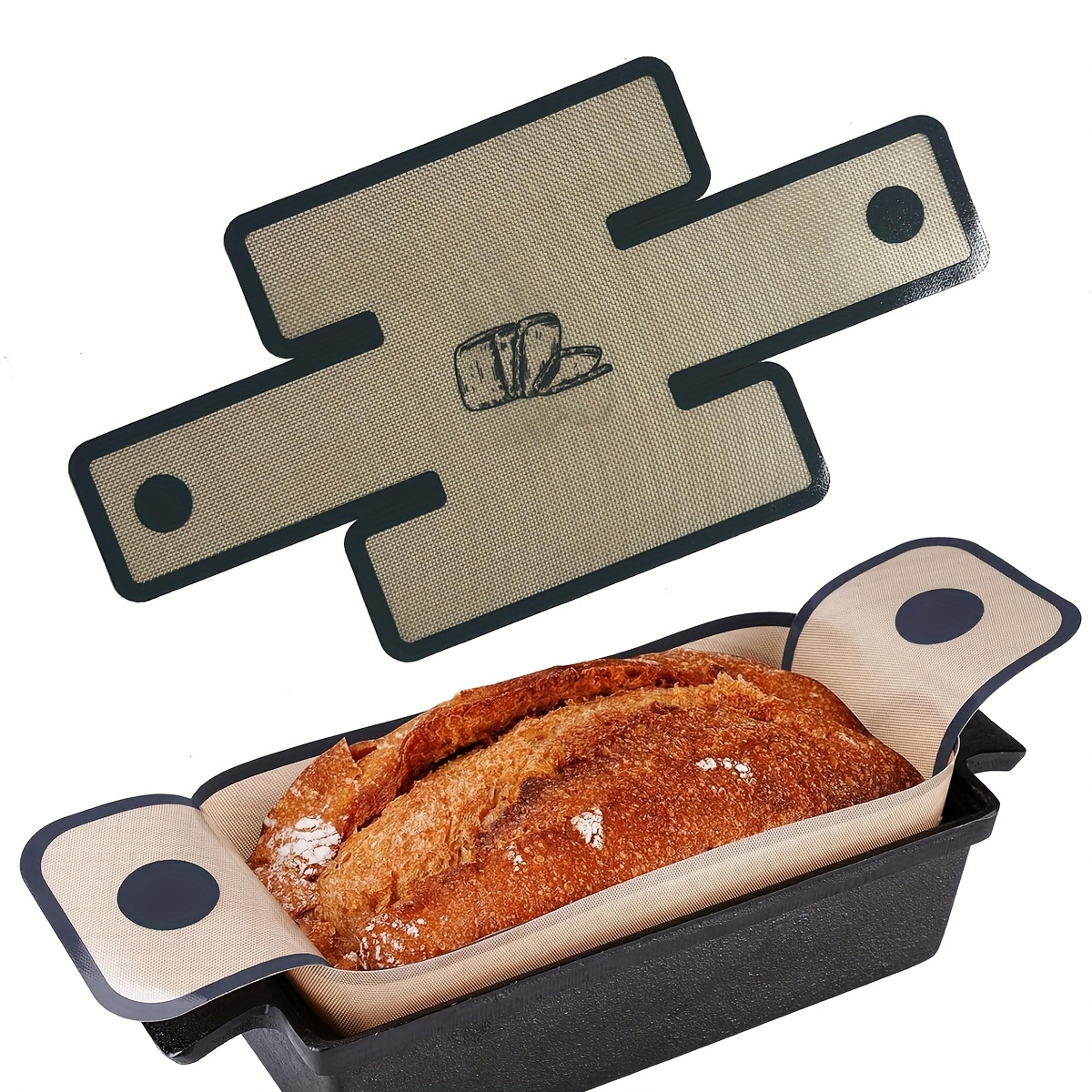 food grade silicone bread loaf pan non-stick easy to clean high-temperature resistant baking pans