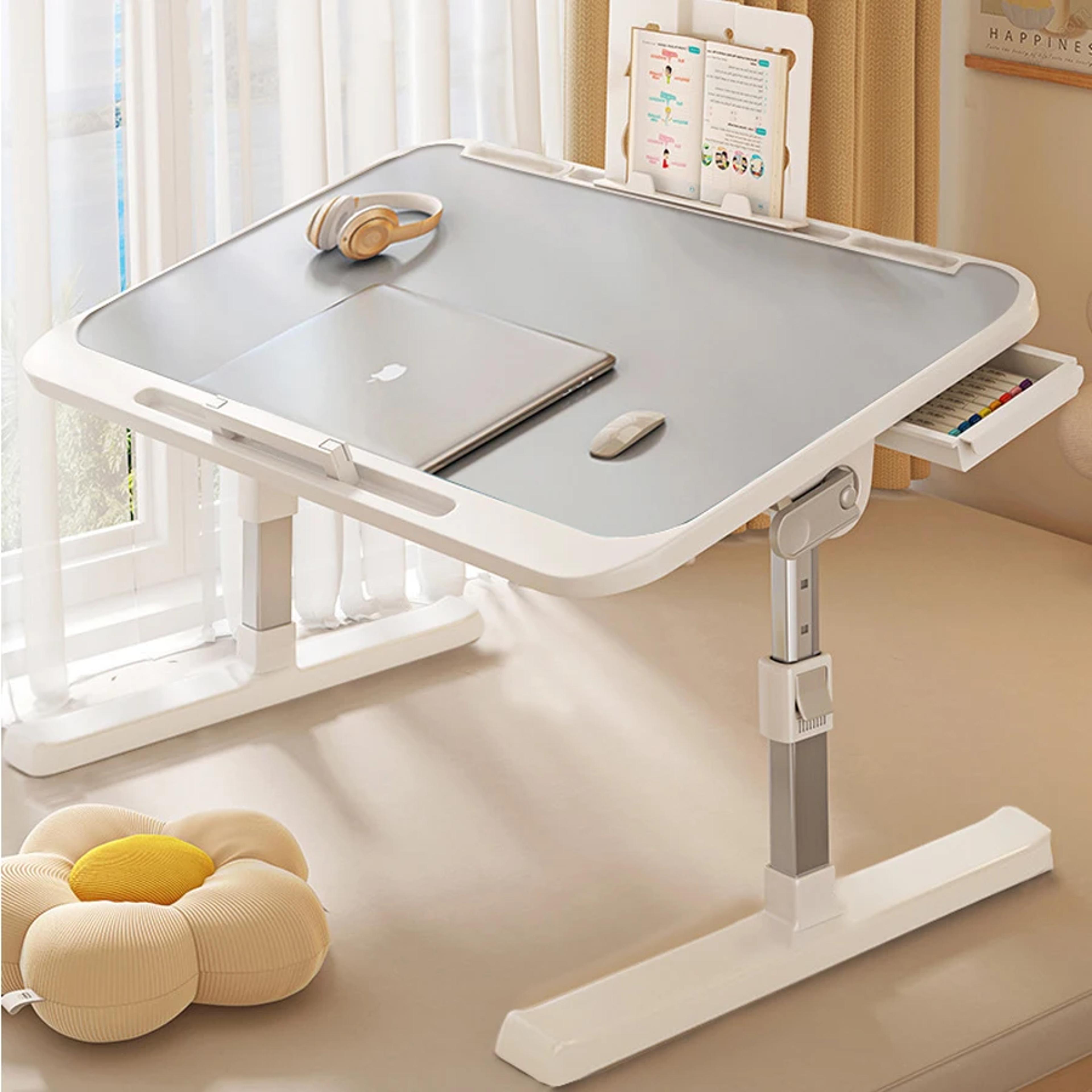 adjustable computer desk, foldable bed desk for children's study, office desk