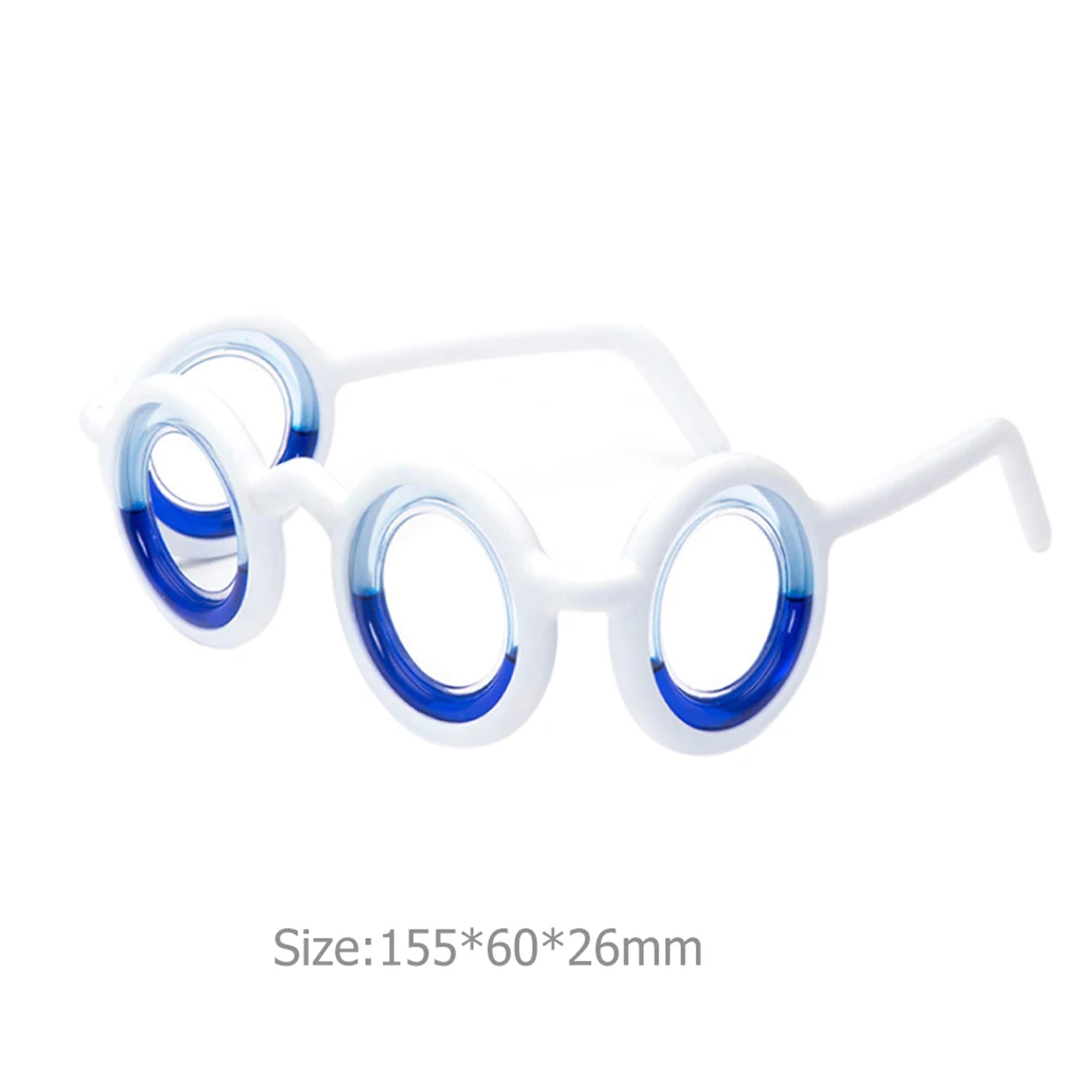 Detachable Anti Vertigo Glasses Without Lens For Motion Sickness Lightweight Glasses For Outdoor Tr 5