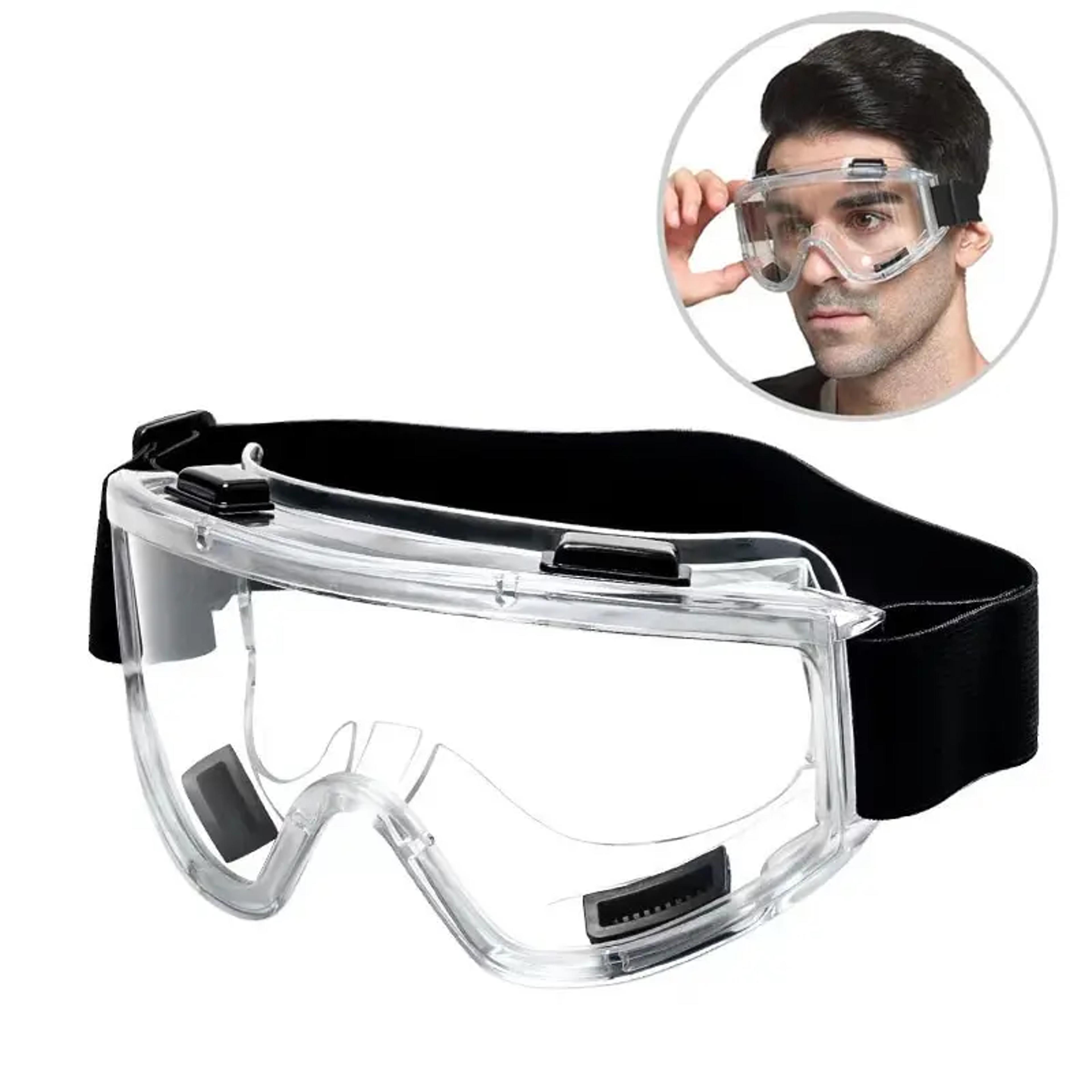 industrial research safety glasses clear lens anti fog dust proof eye protection goggles