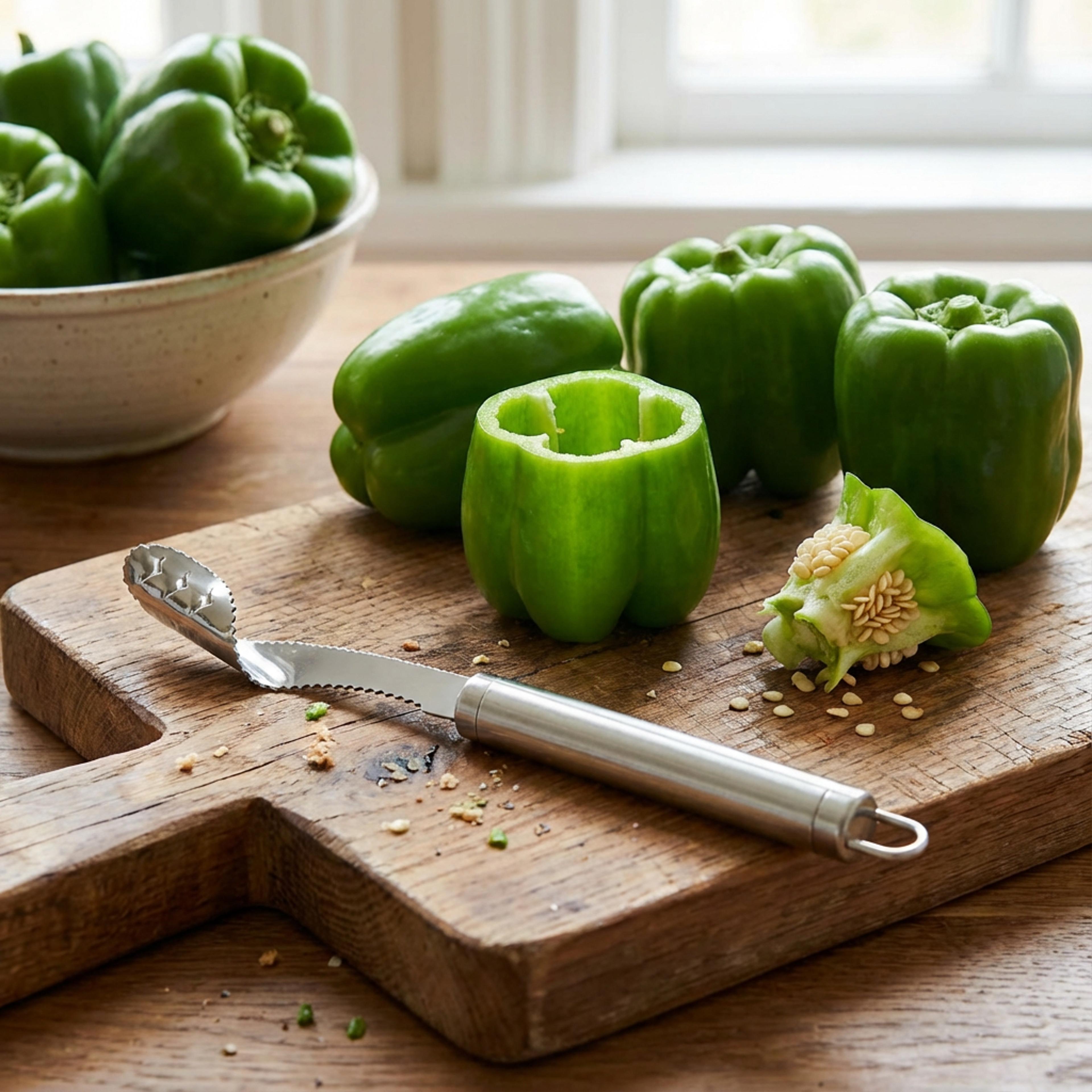 Cozy Home Pepper Corer Stainless Steel Round Tube Seed Remover For Vegetable Stuffing Tools 1
