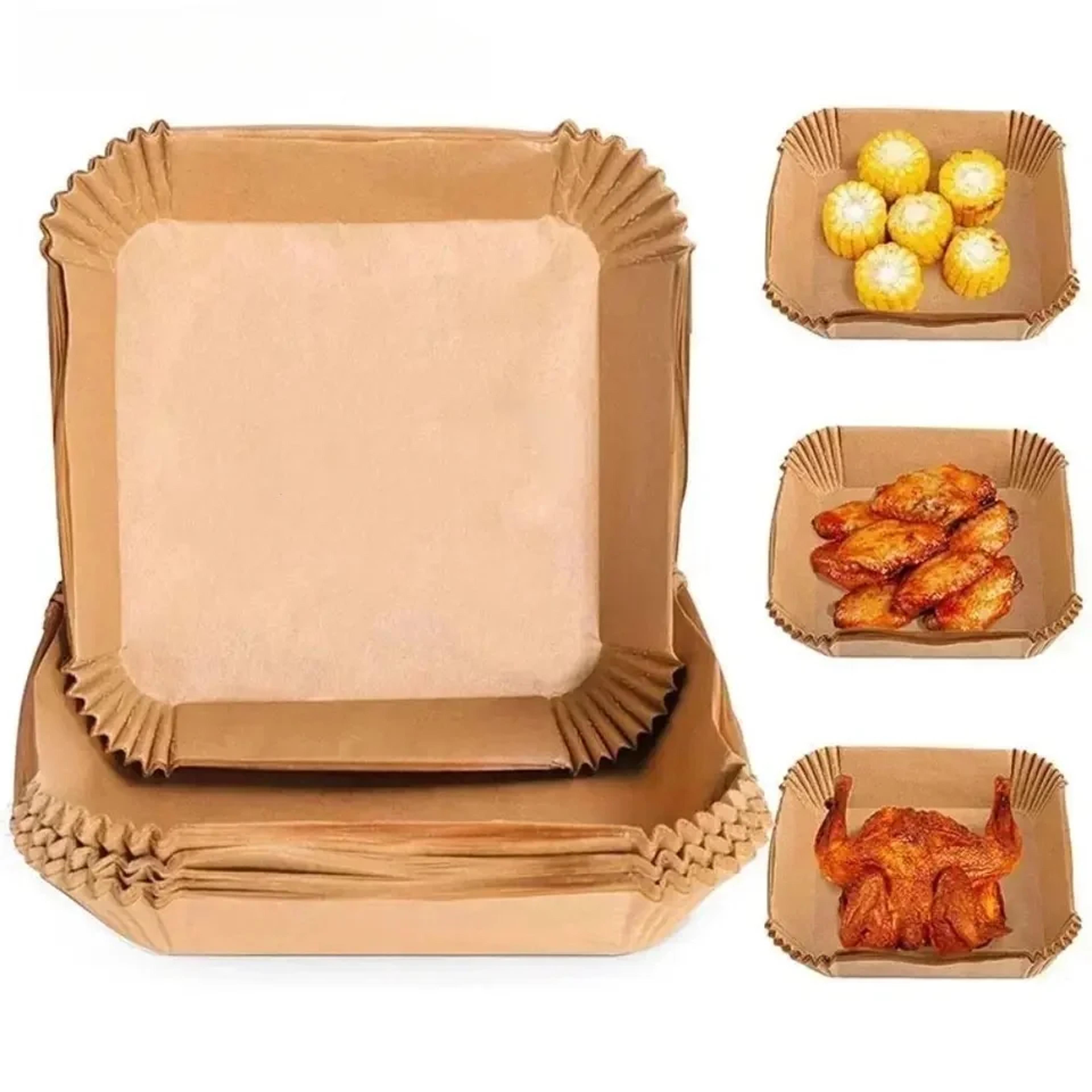 thickened silicone paper pads for household baking pans air fryer grease absorbent