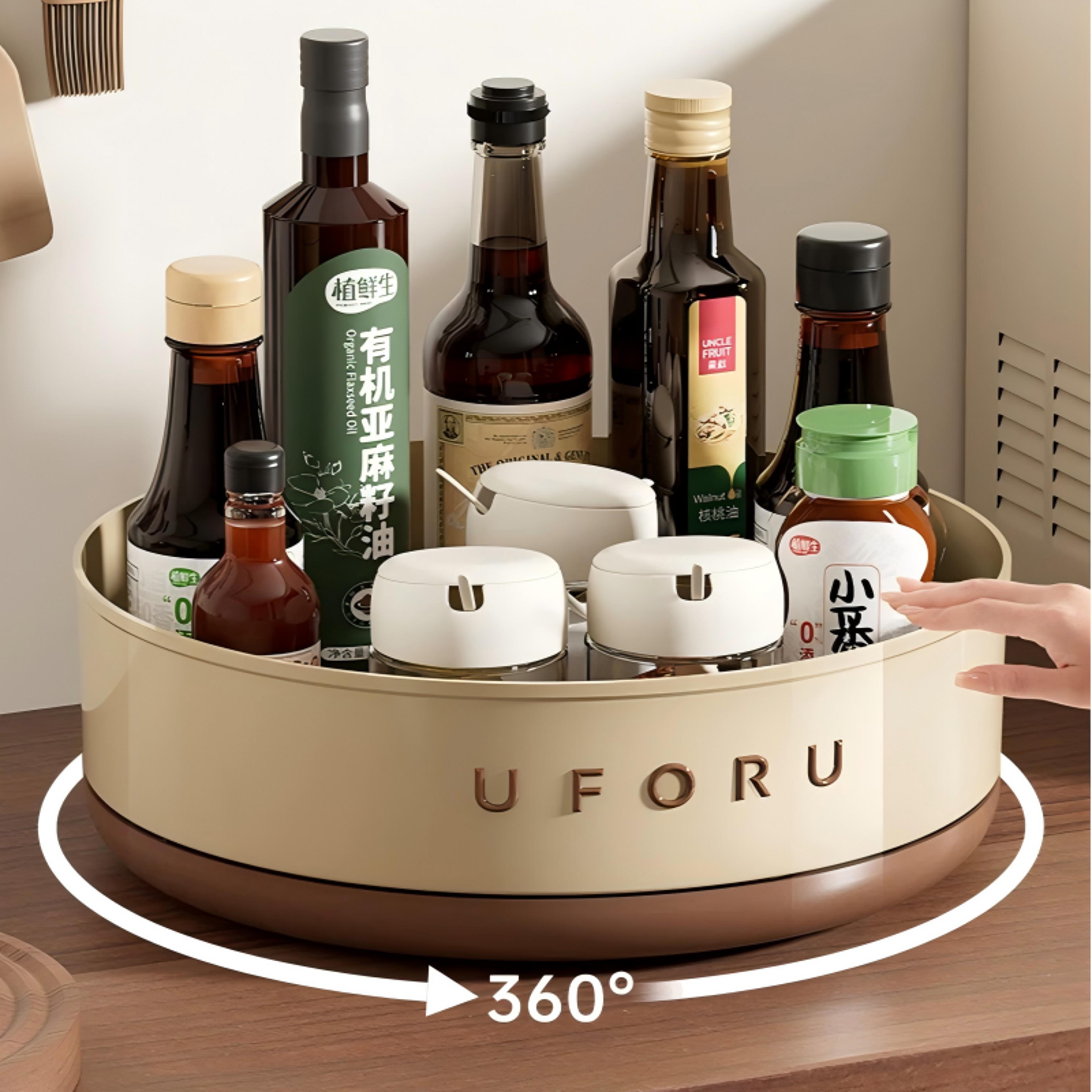 plastic material tabletop fruit platter, multifunctional adjustable kitchen rack