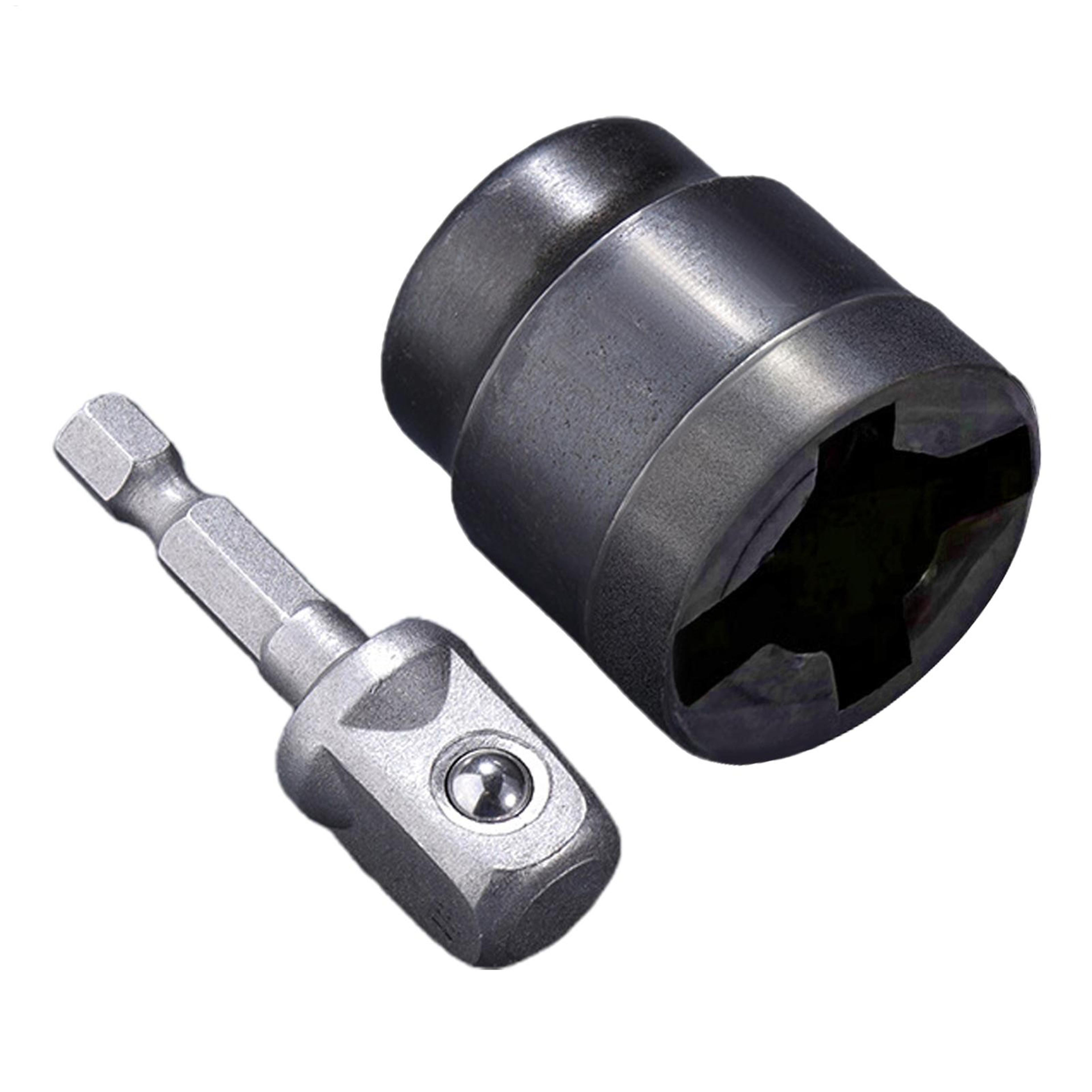 rust-resistant car scissor jack adapter special socket rv stabilizer drill converter tool change attachment