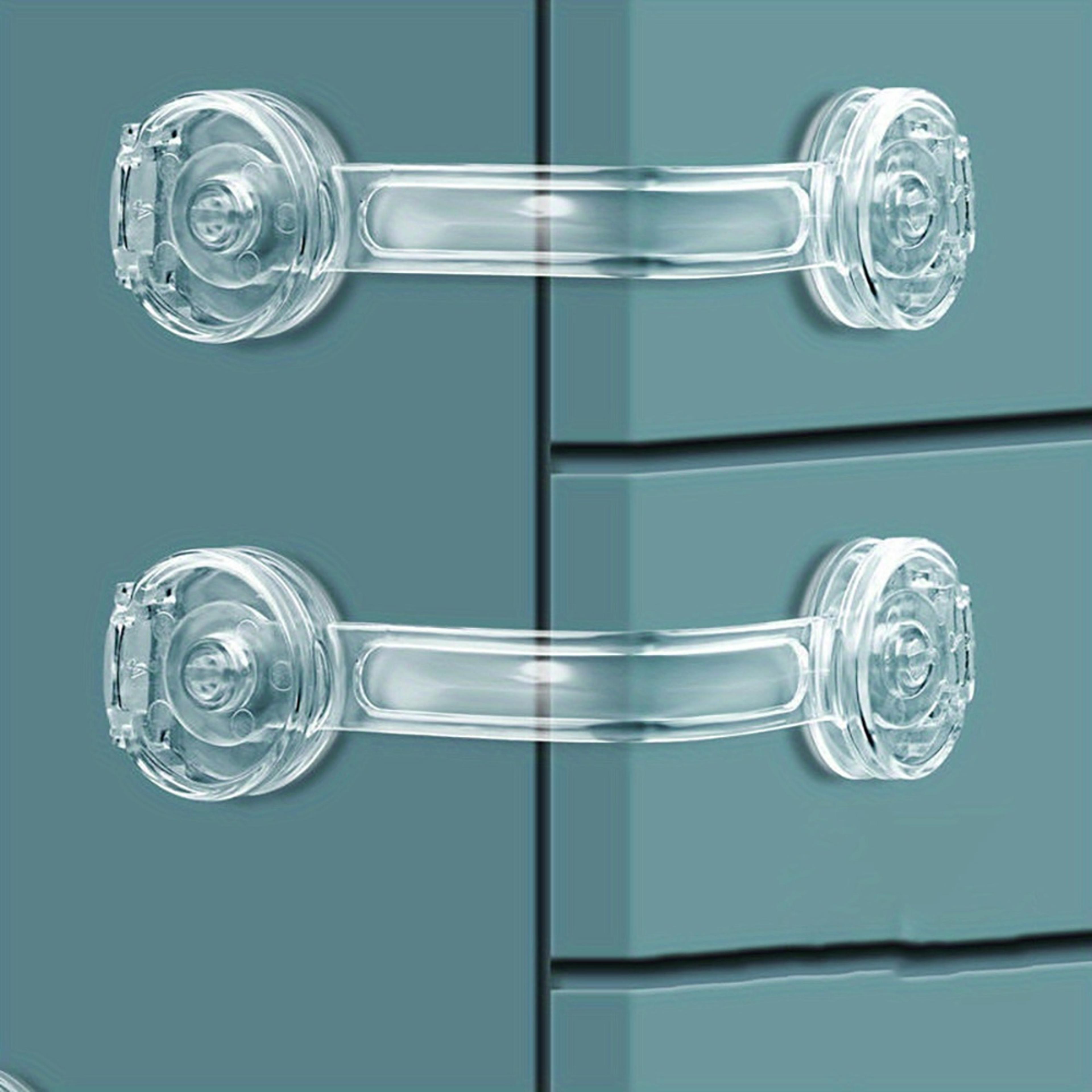 transparent safety drawer locks fridge childproof secure design easy install for safety