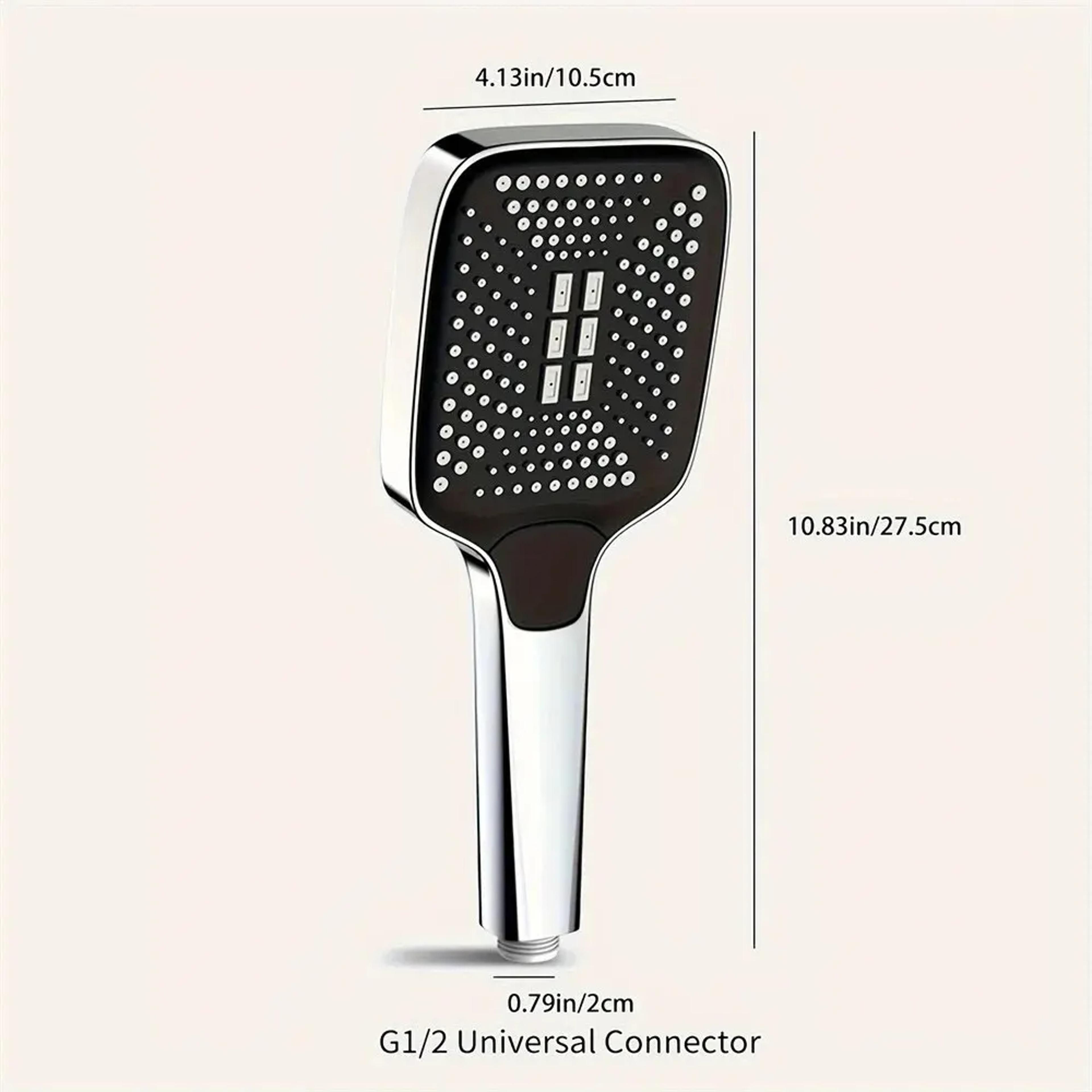 High Pressure Adjustable Shower Head Mode Large Flow Rainfall Shower Bathroom Mixer 4
