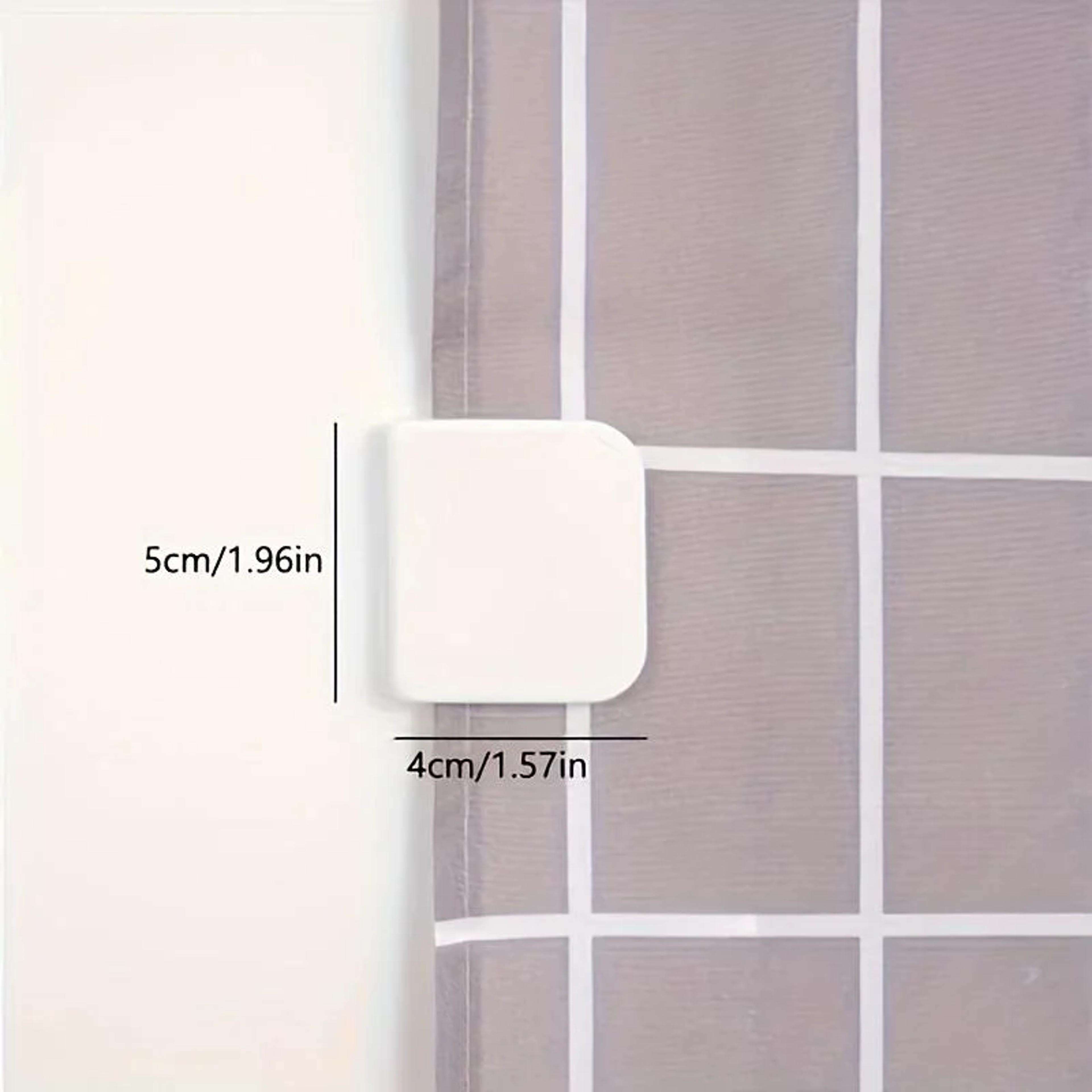 Shower Curtain Fixing Tool Windproof Clip Stop Protect Clips Bathroom Accessories 4