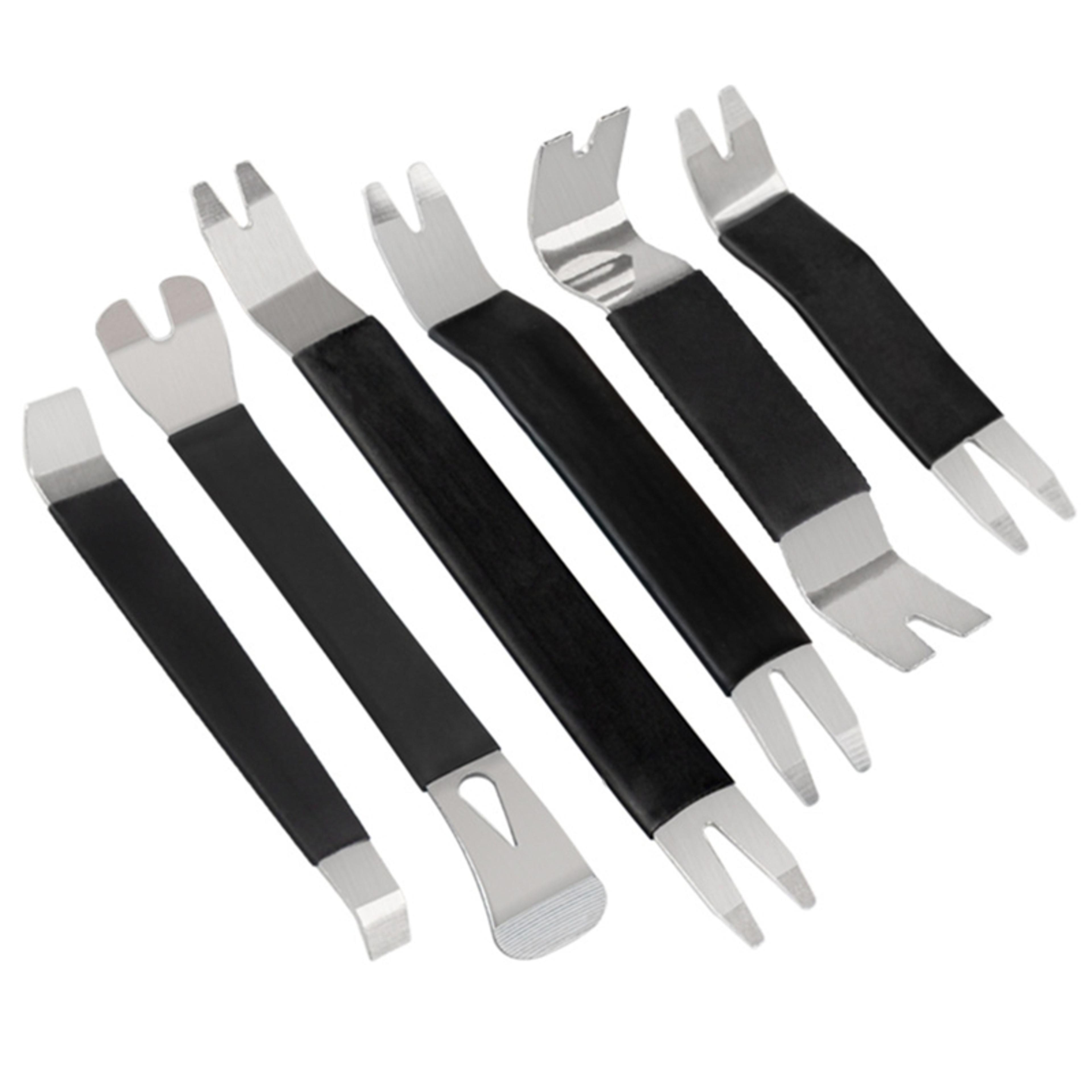 portable metal pry tools for car trim removal dashboard audio panel disassembly repair kit