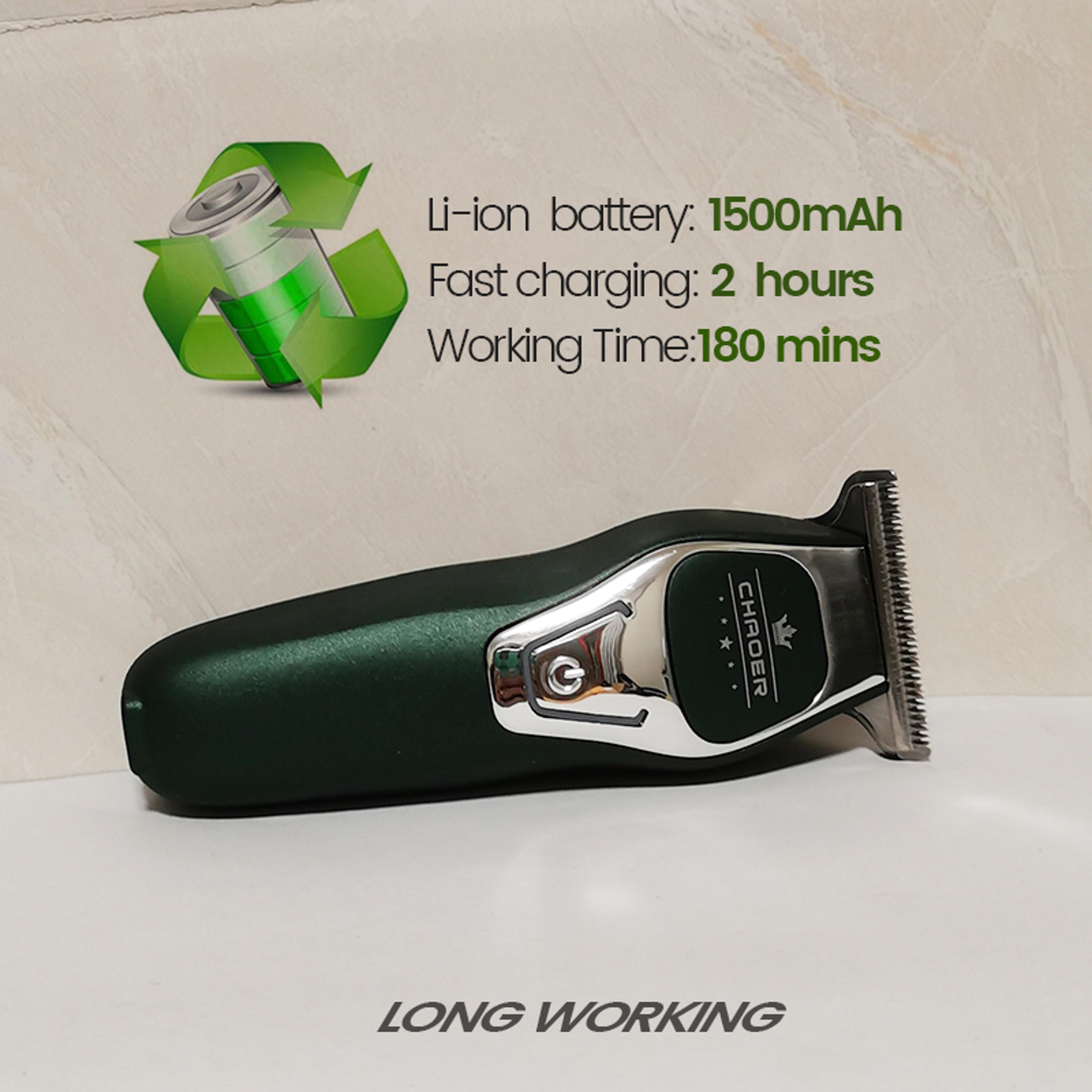 Powerful Professional Hair Trimmer For Men T Blade Electric Clipper Rechargeable Beard Trimmer  Sha