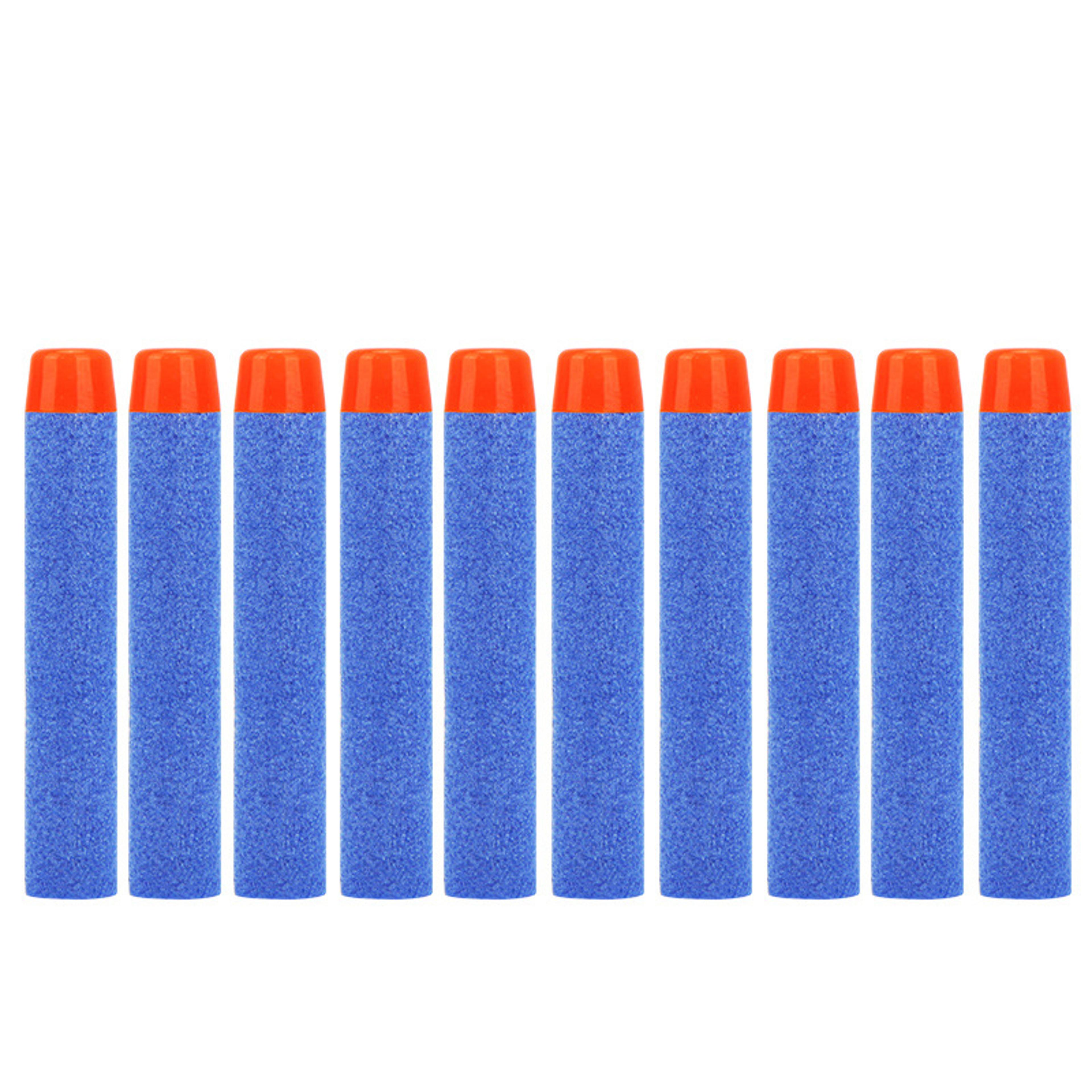 Blue Round Head Foam Refill Darts For Nerf NStrike Elite Blasters 2