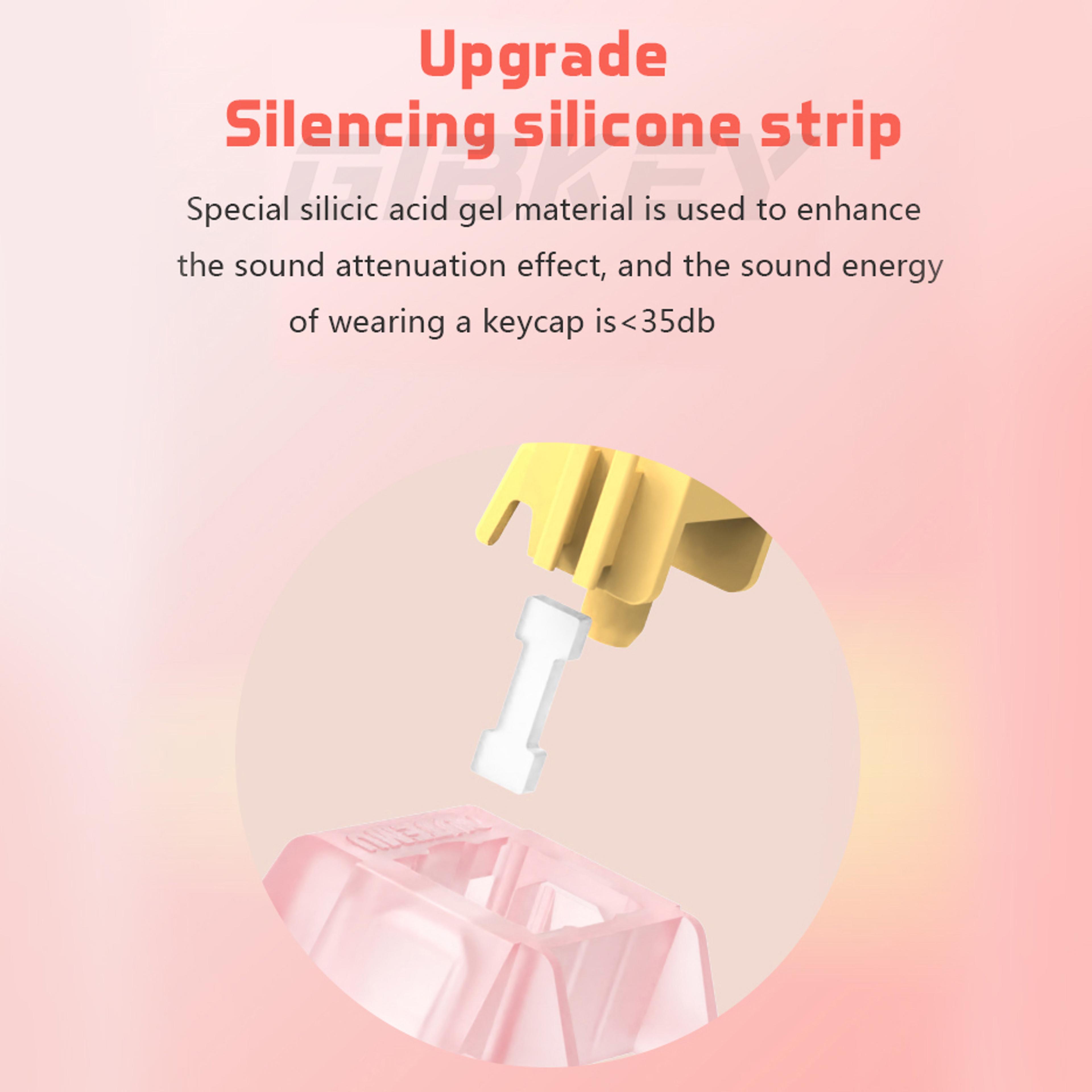 Silent Peach Pre Lubed Linear Switches For Mechanical Keyboard Pin Hot Swap Quiet Typing 1