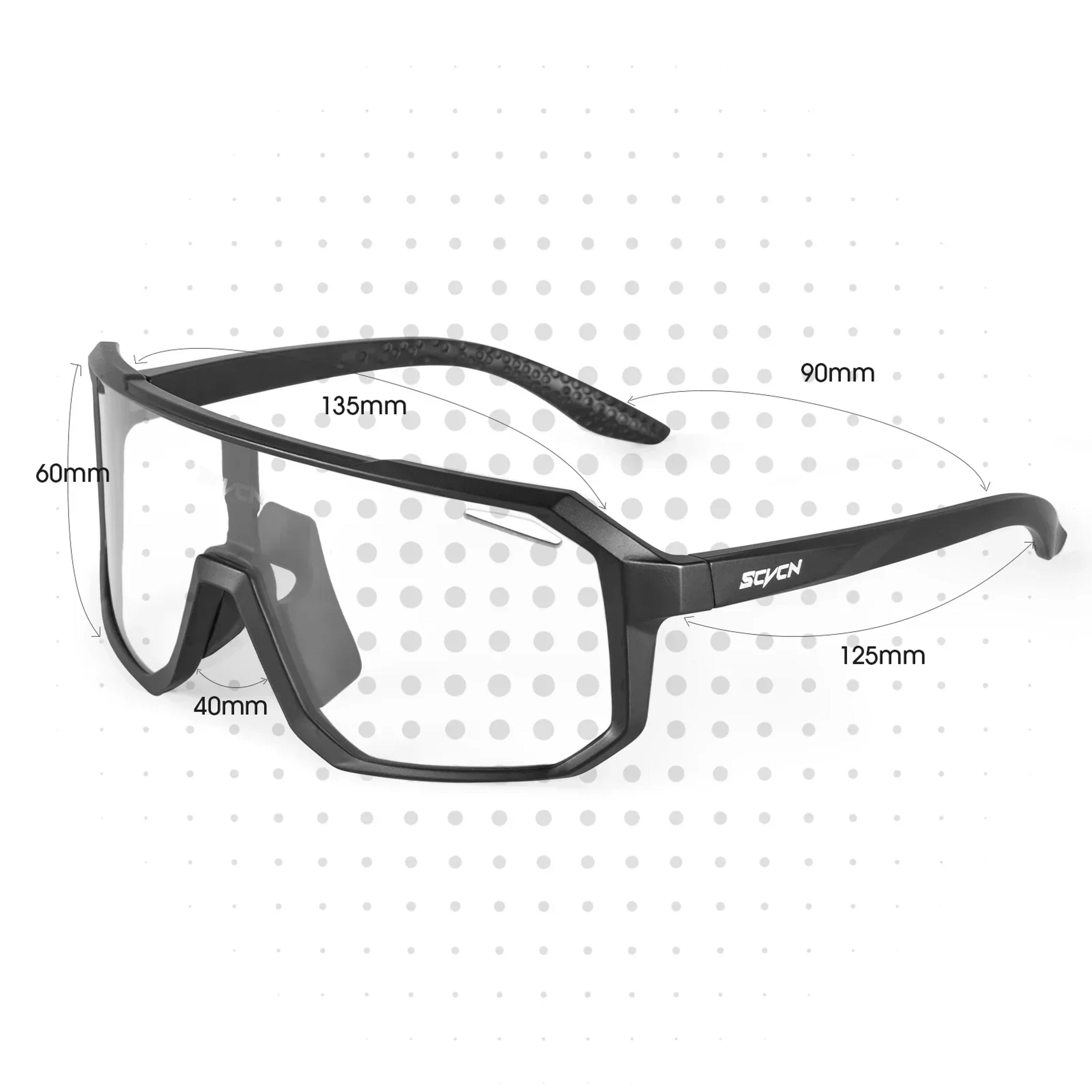 Photochromic Cycling Sunglasses MTB Glasses For Men  Women 4