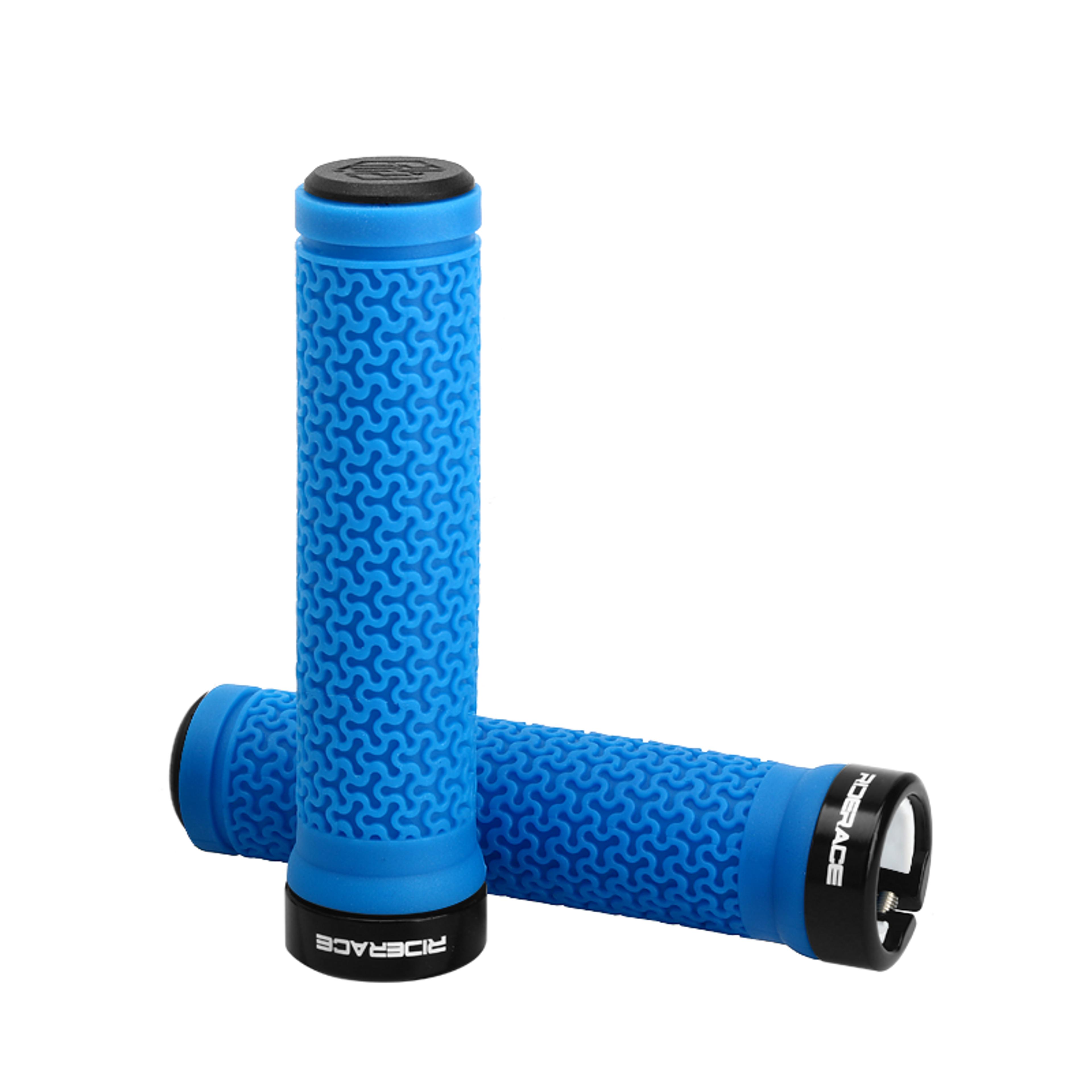 Premium MTB Bicycle Handlebar Grips Soft NonSlip Rubber Locking Cover 5