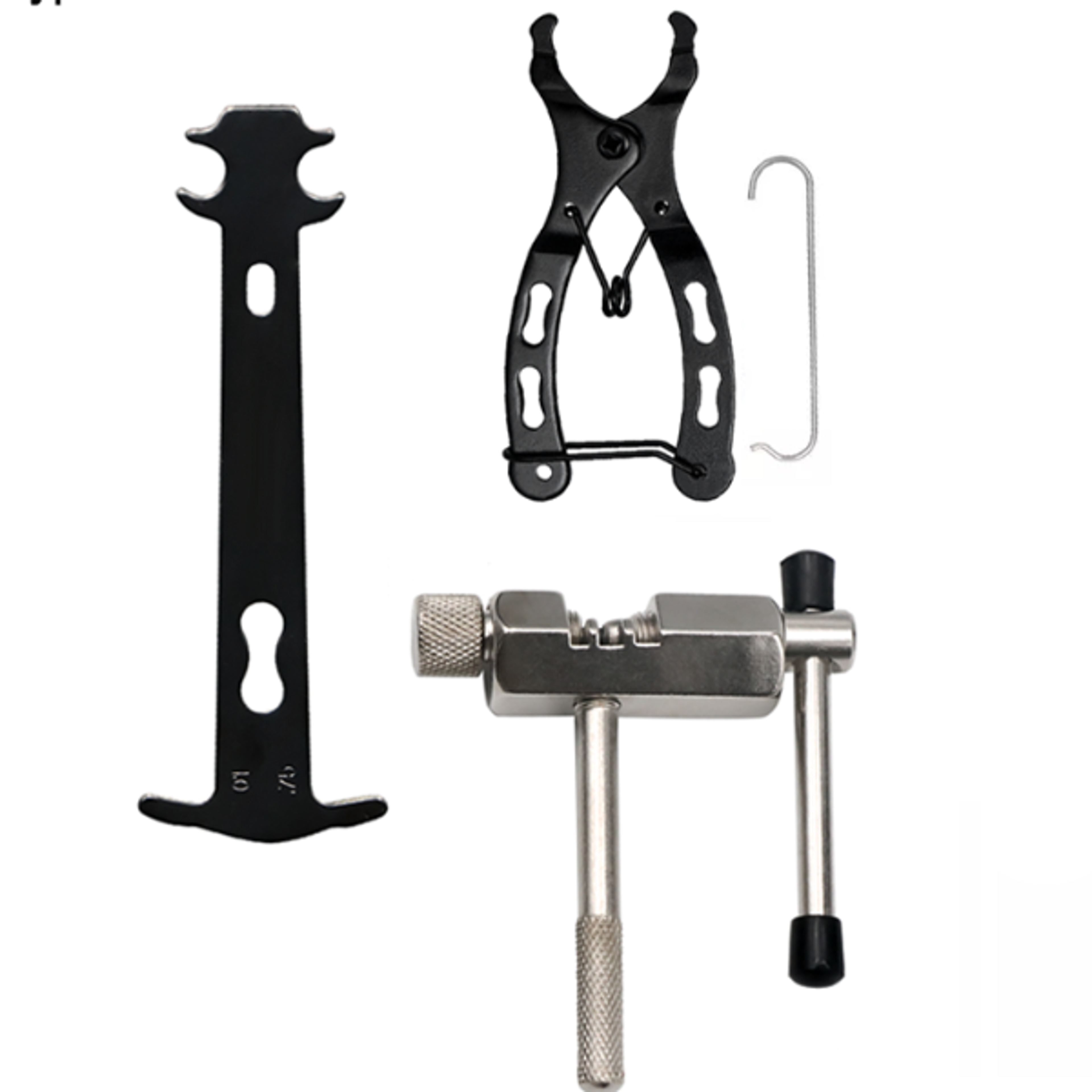 bicycle chain repair tool kit with chain wear checker and link plier
