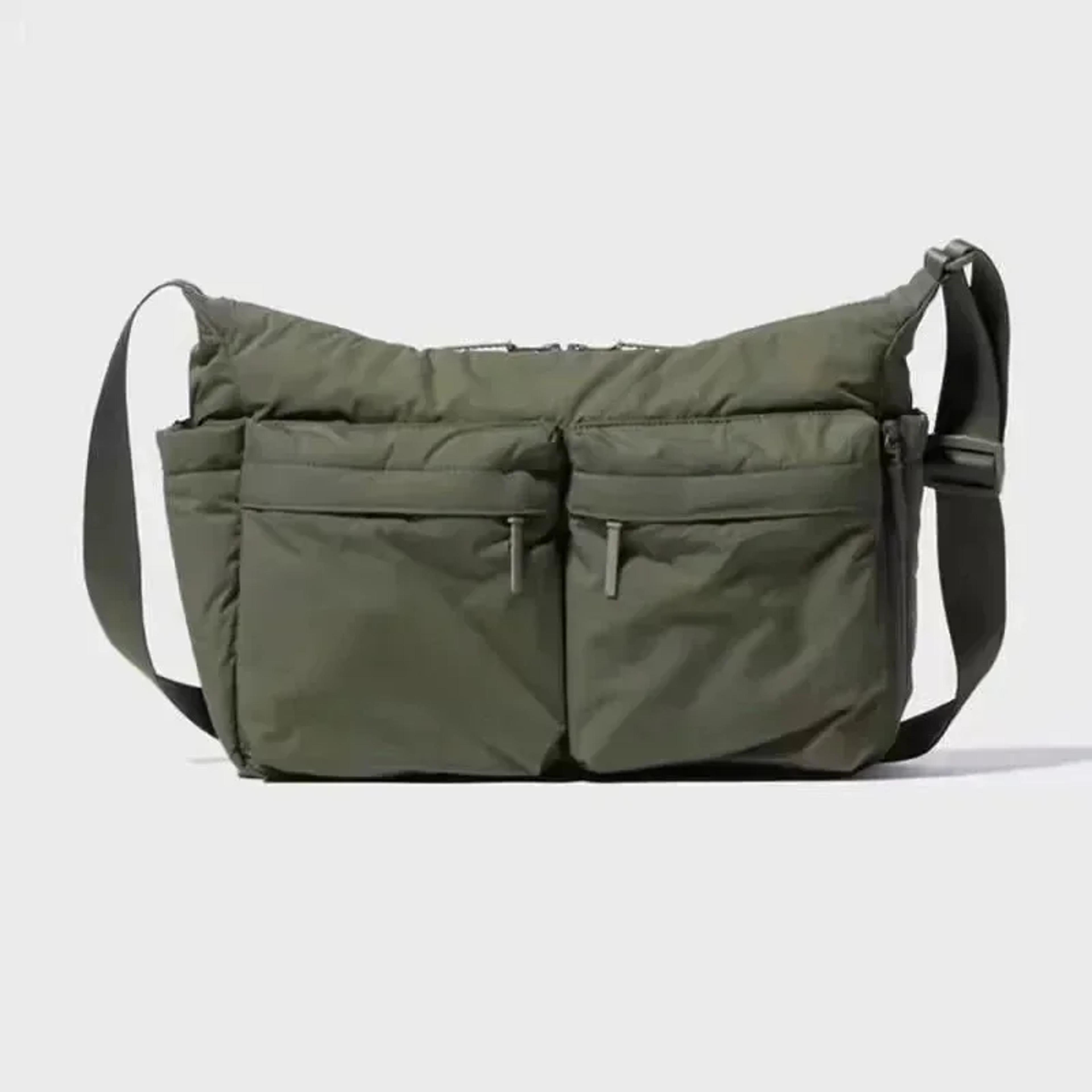 casual multi pocket messenger bag for women large nylon shoulder travel tote handbag