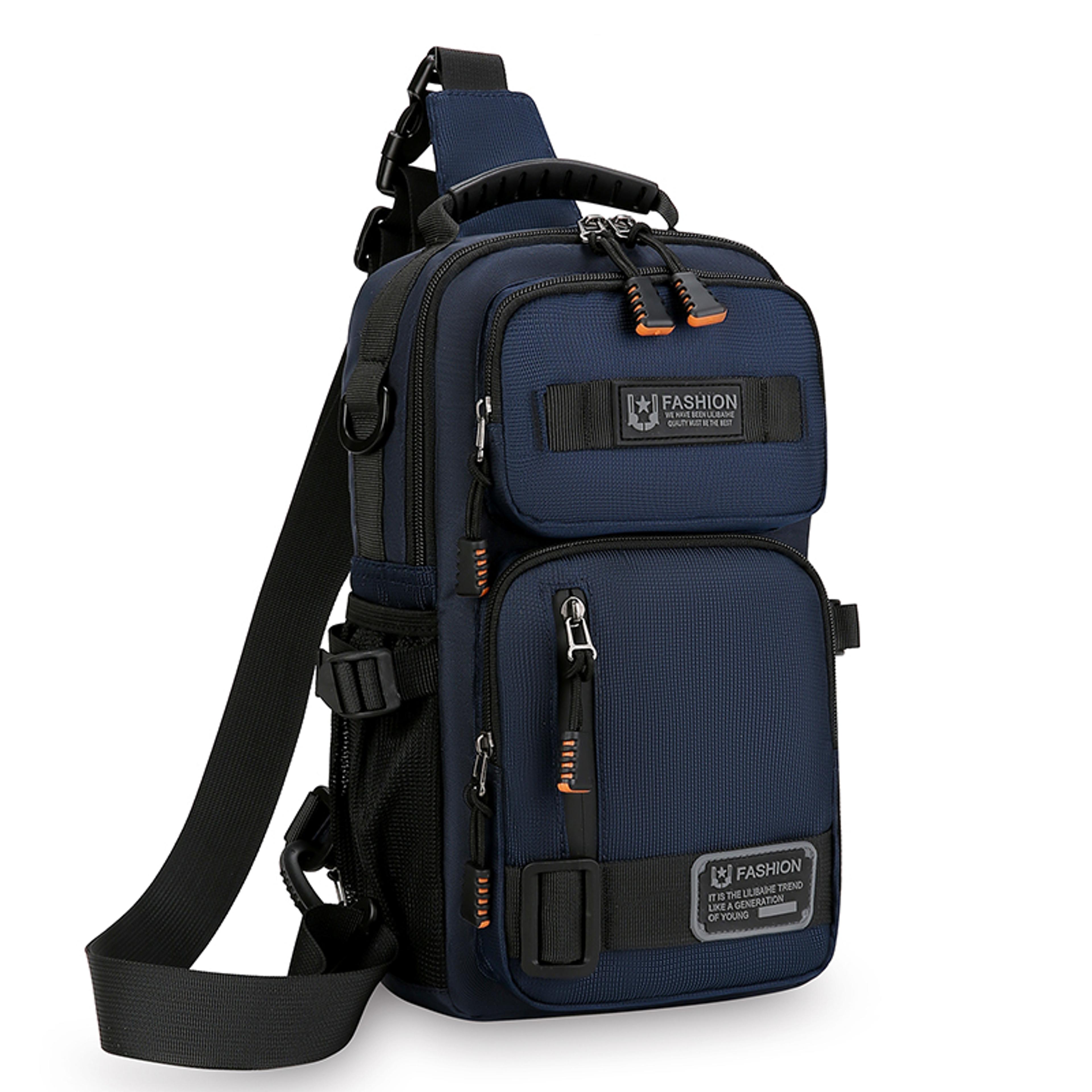Fashion Mens Crossbody Bag HighQuality Oxford Waist Pack For Men Casual Chest Bag With Adjustable S 5