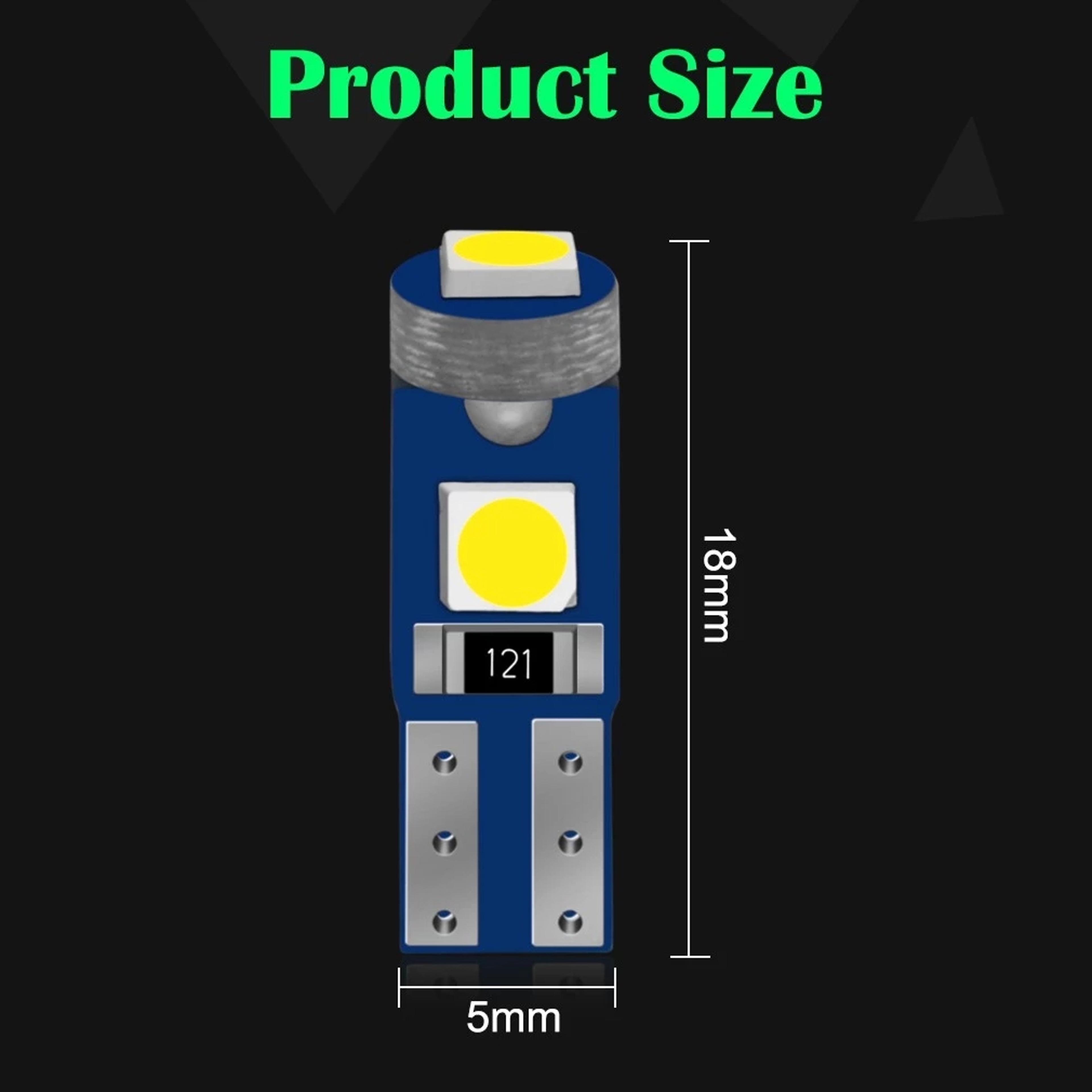 LED Bulb LED Canbus Car Interior Dashboard Indicator Light 4