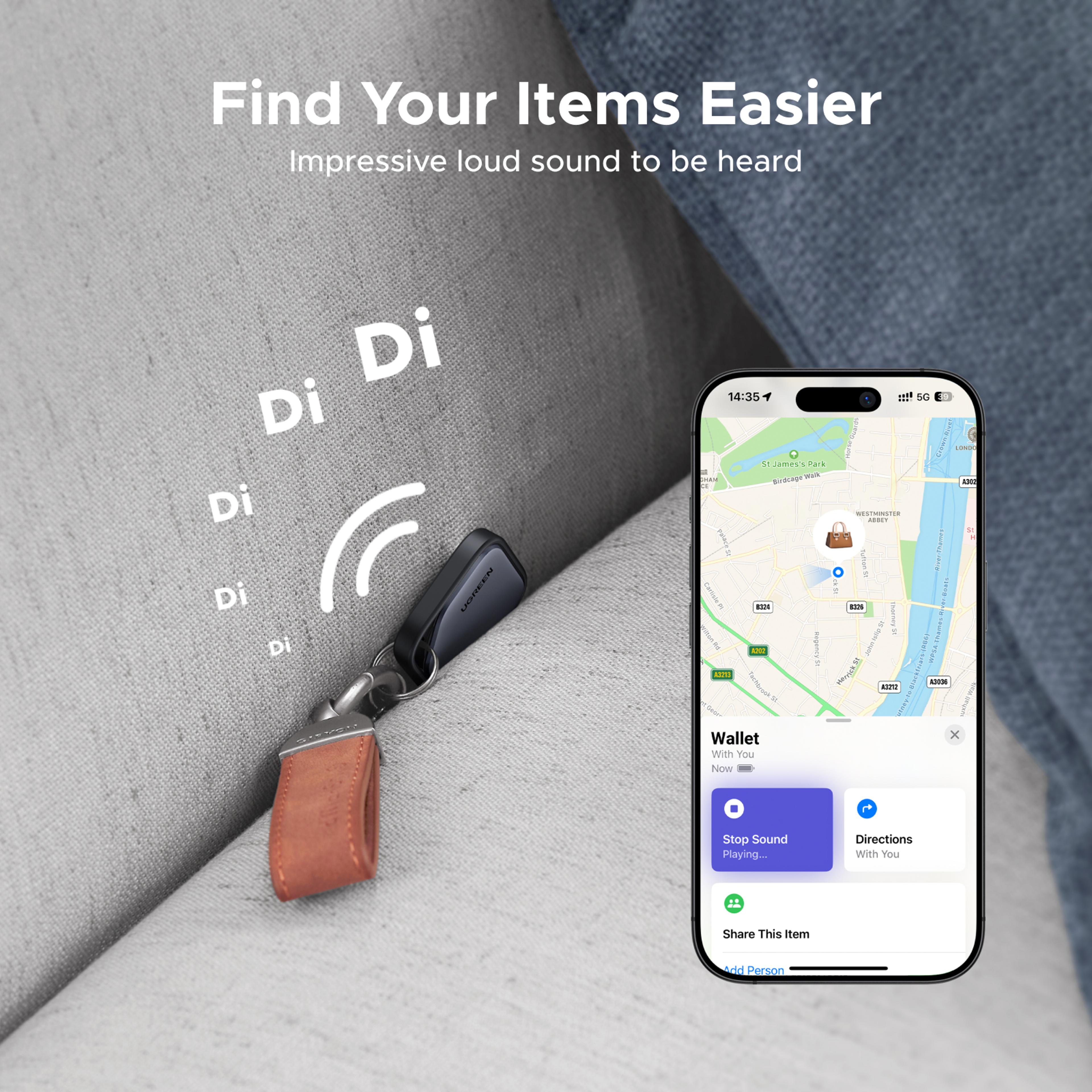 Smart Bluetooth Tracker Keys Finder Item Locator SmartTag 4