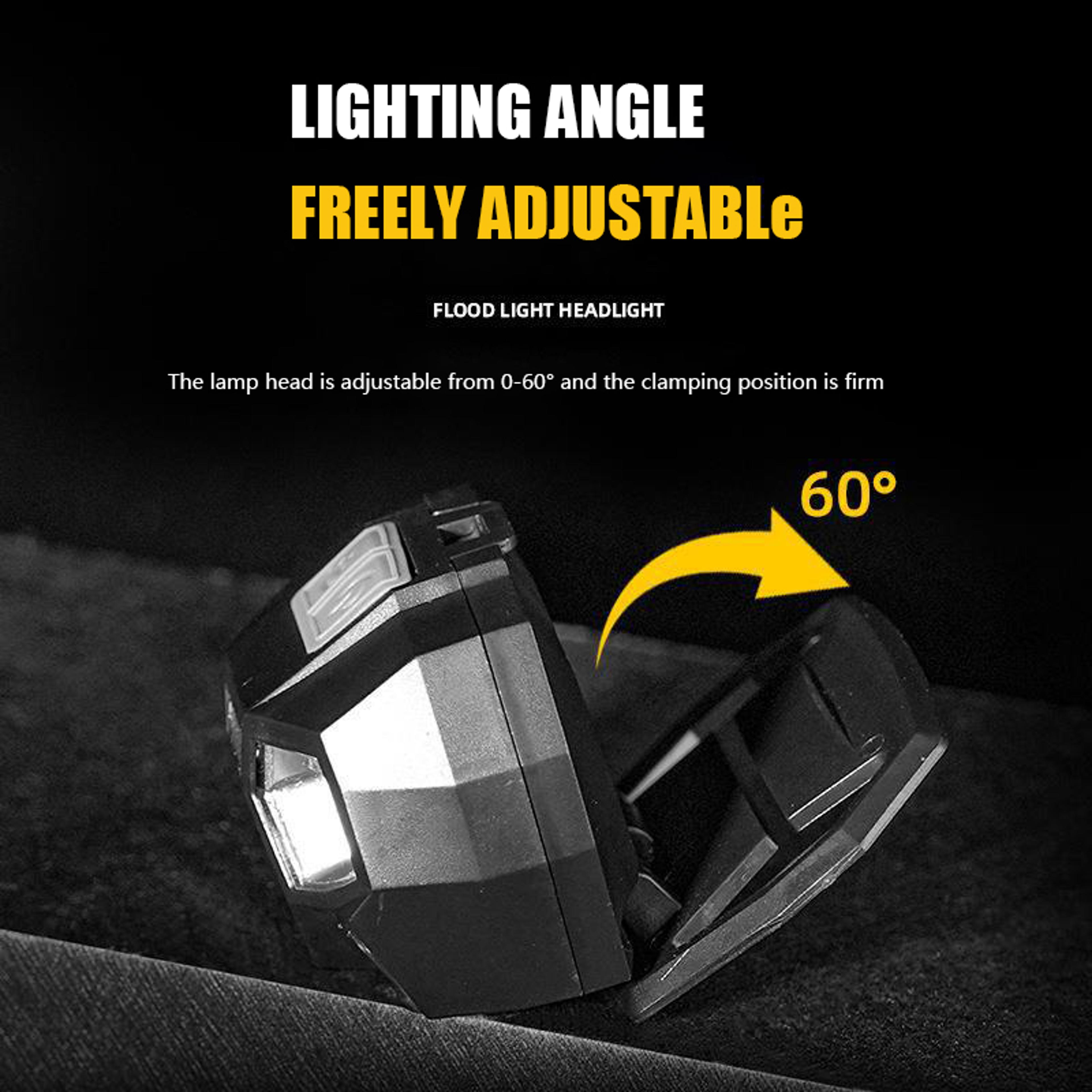 Tactical Helmet Light Headlamp USB Charging Waterproof Light For Hunting And Fishing 3