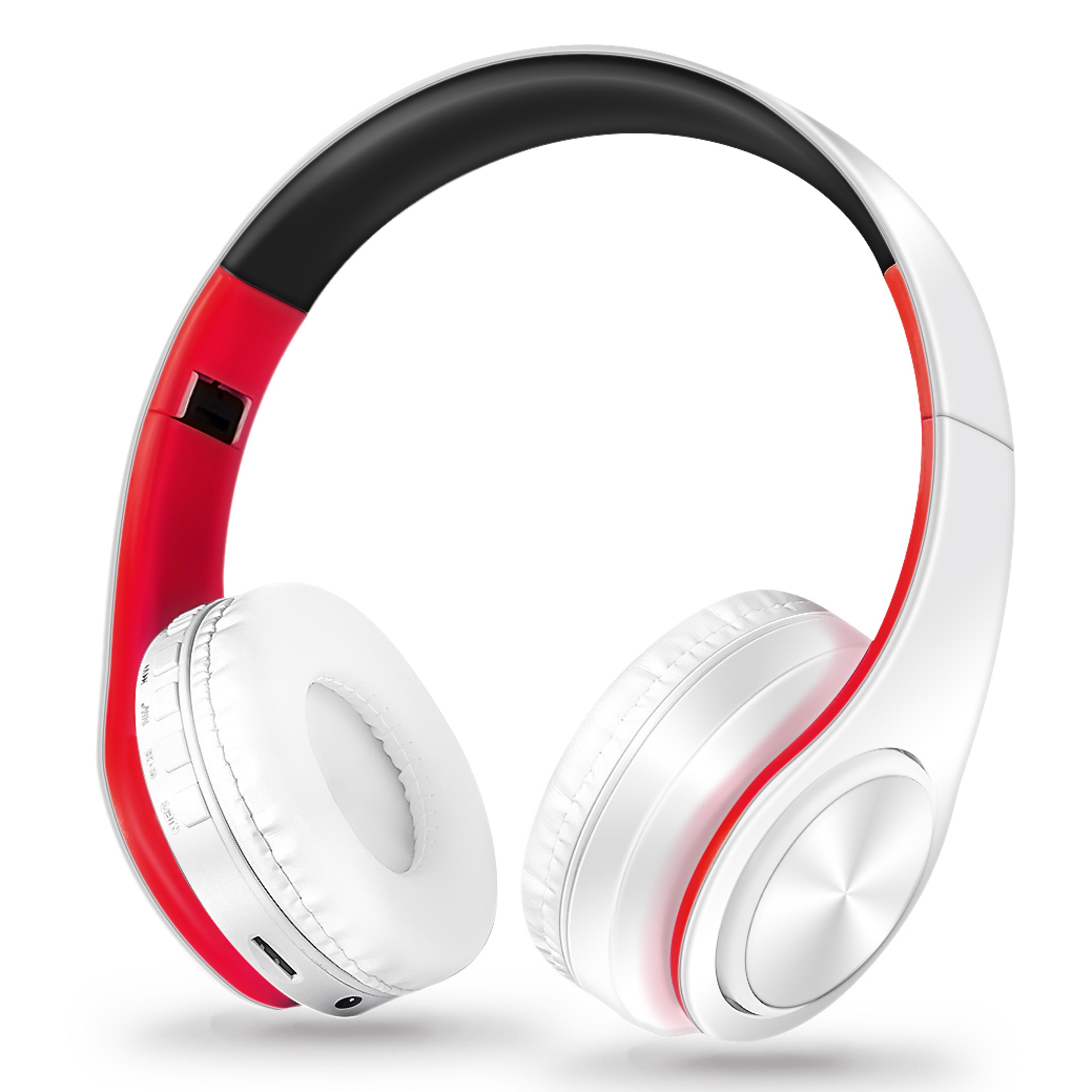 Gold Wireless Bluetooth Headphones With Builtin Mic  Stereo Sound For Gaming  Calls 8