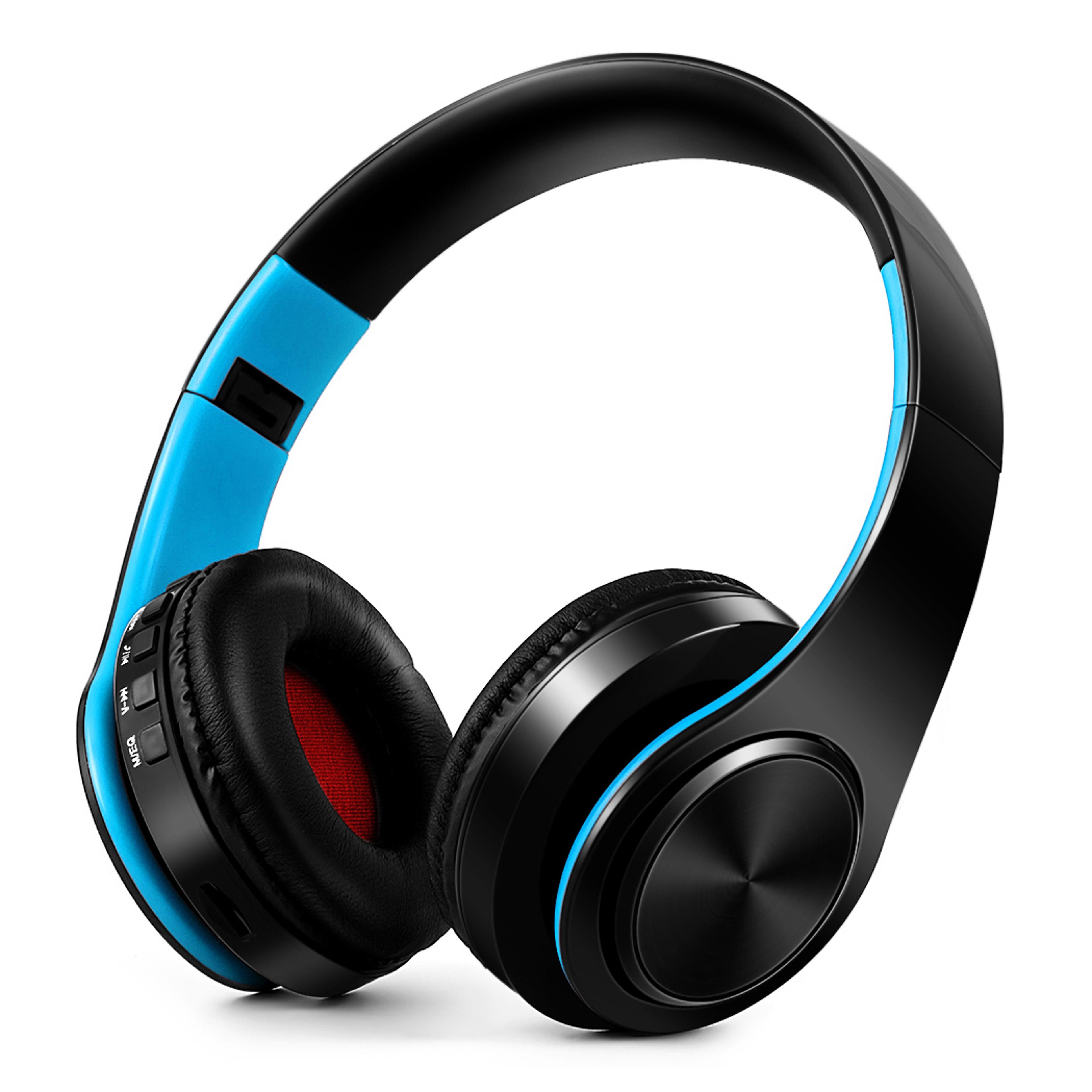 Gold Wireless Bluetooth Headphones With Builtin Mic  Stereo Sound For Gaming  Calls 10