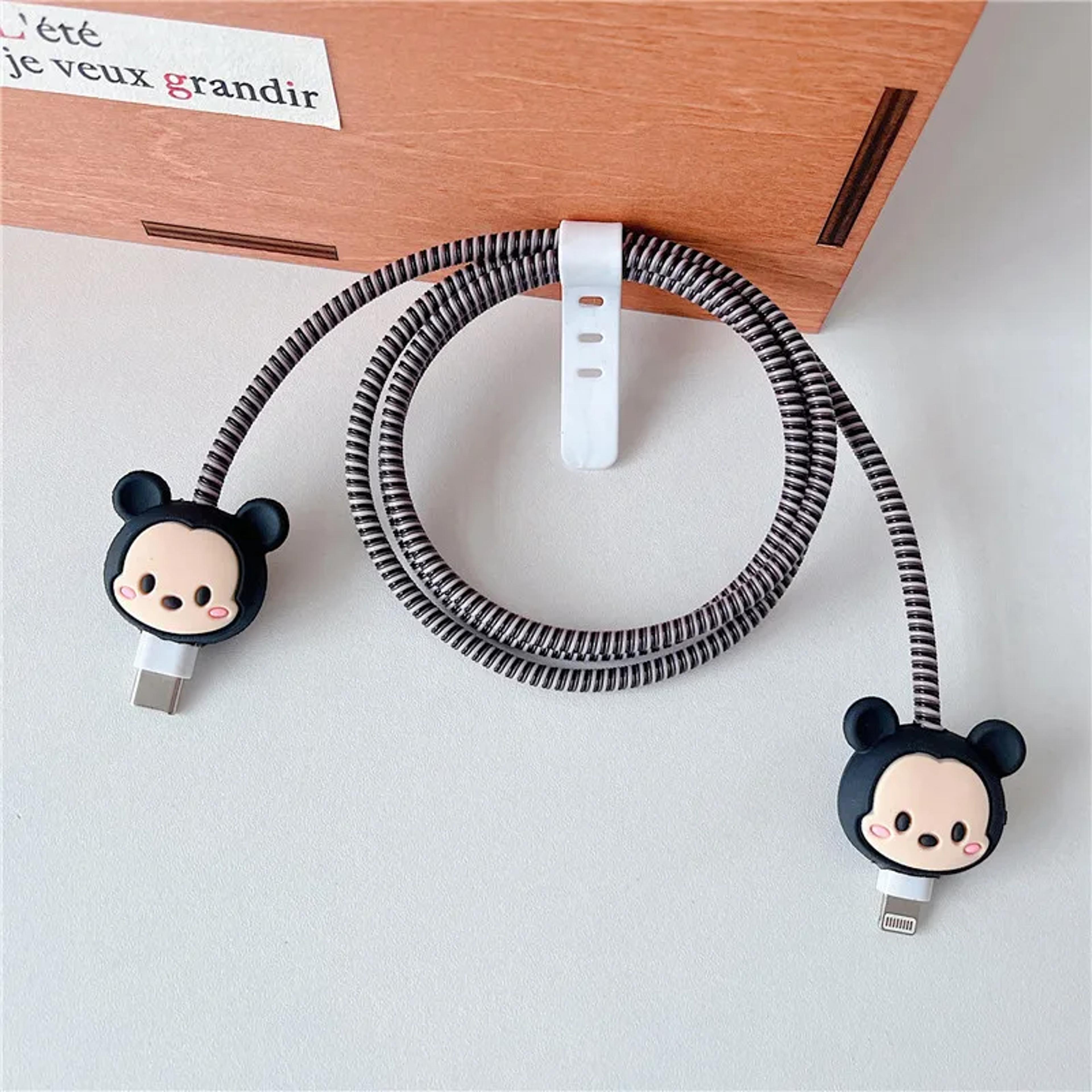 Cartoon Charger Cable Protector For IPhone Charger Protection Stitch Data Line Winder 3