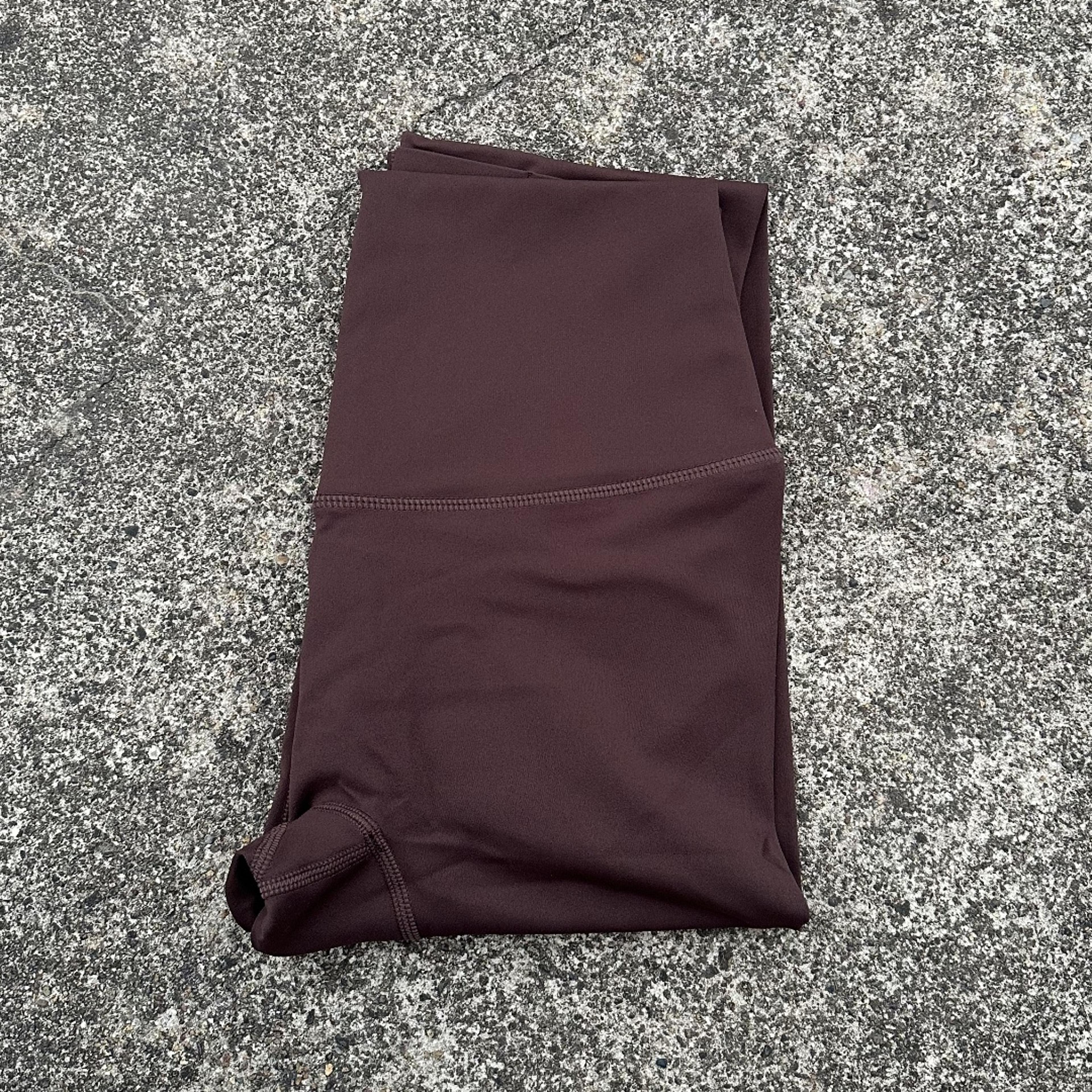 Solid Color High Waist Yoga Leggings For Women Athletic Gym Training Pants With Back Pocket 4