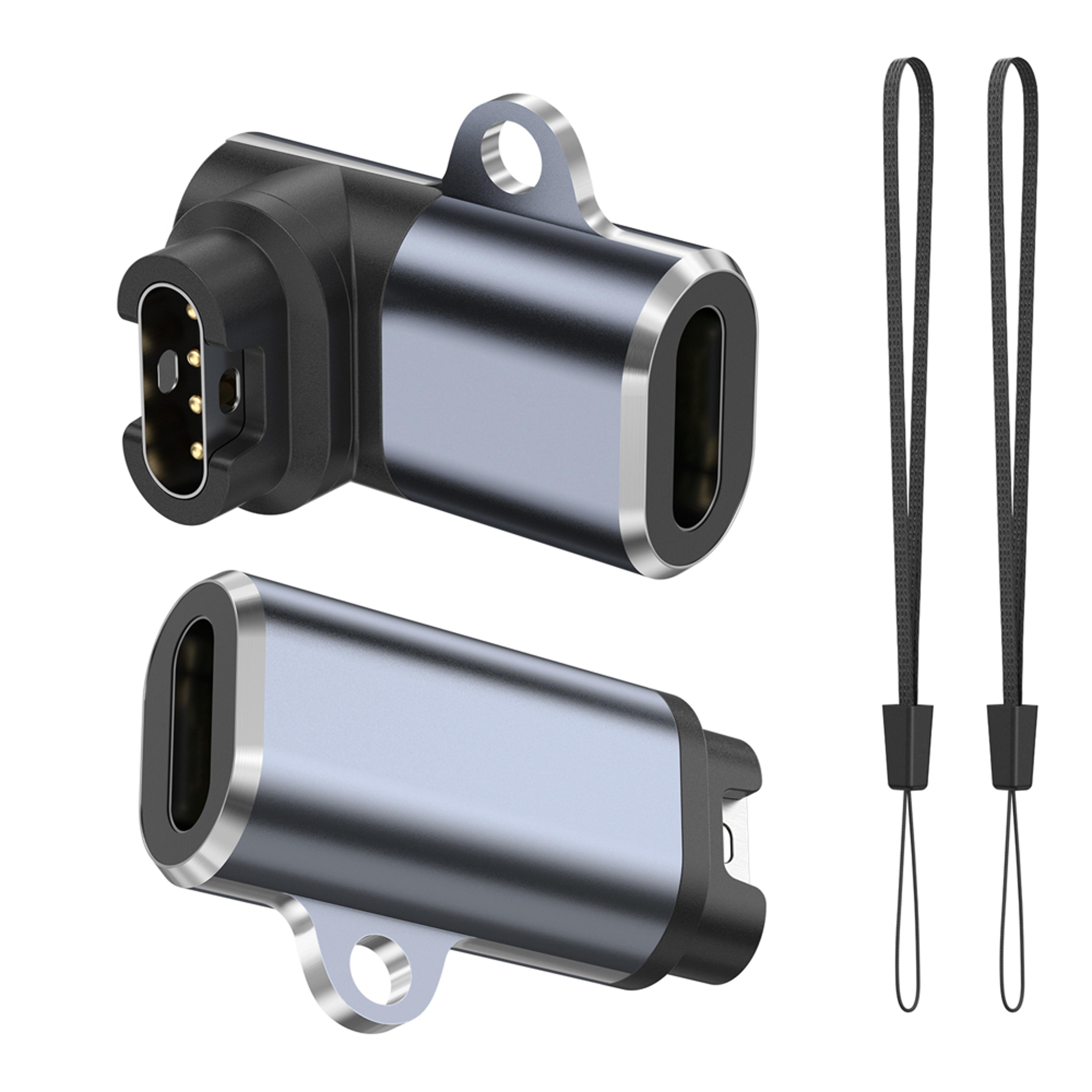 type c charger adapter for garmin fenix, venu, forerunner, and instinct models