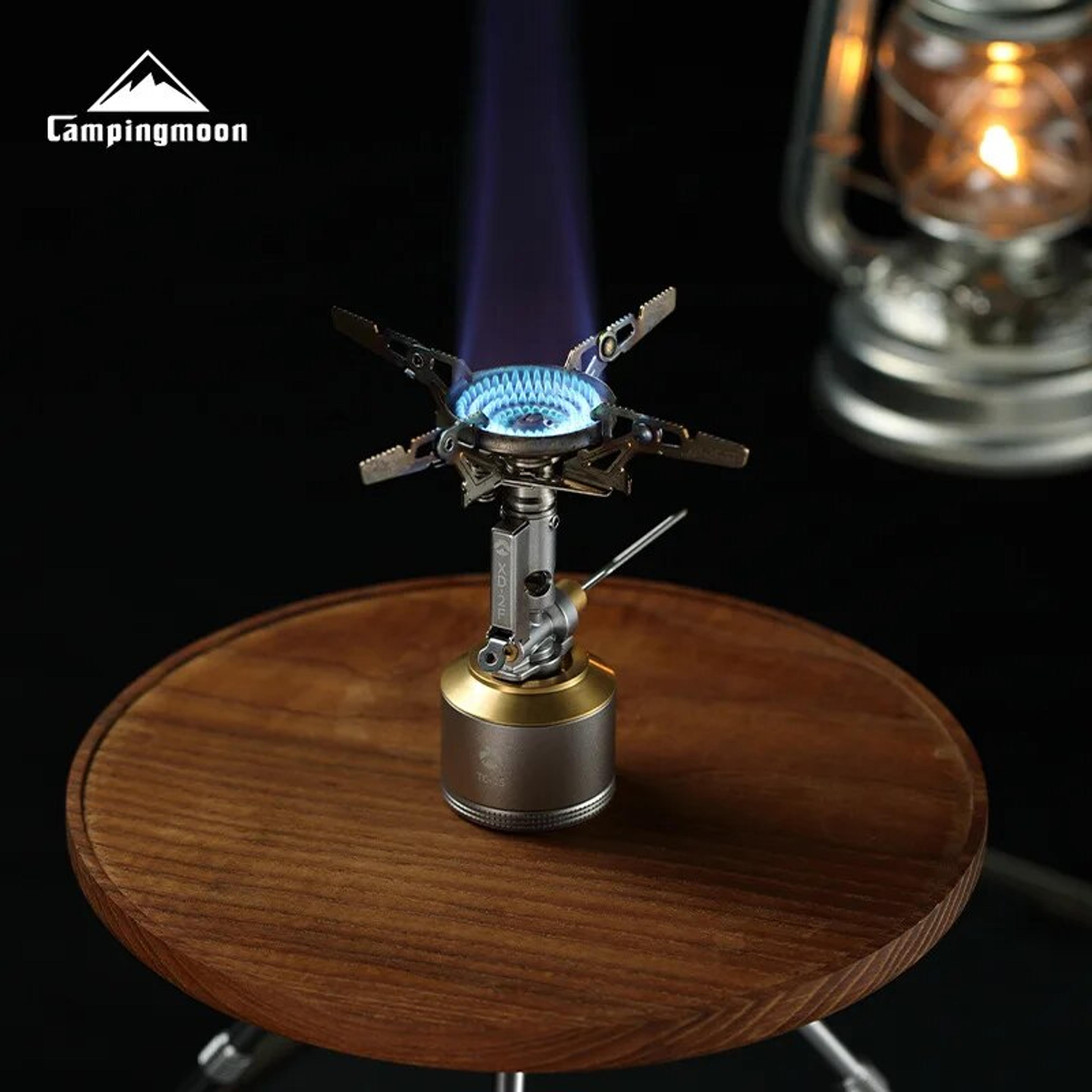 Portable High Power Gas Stove For Outdoor Hiking Windproof  Voltage Stabilized Cooker 3