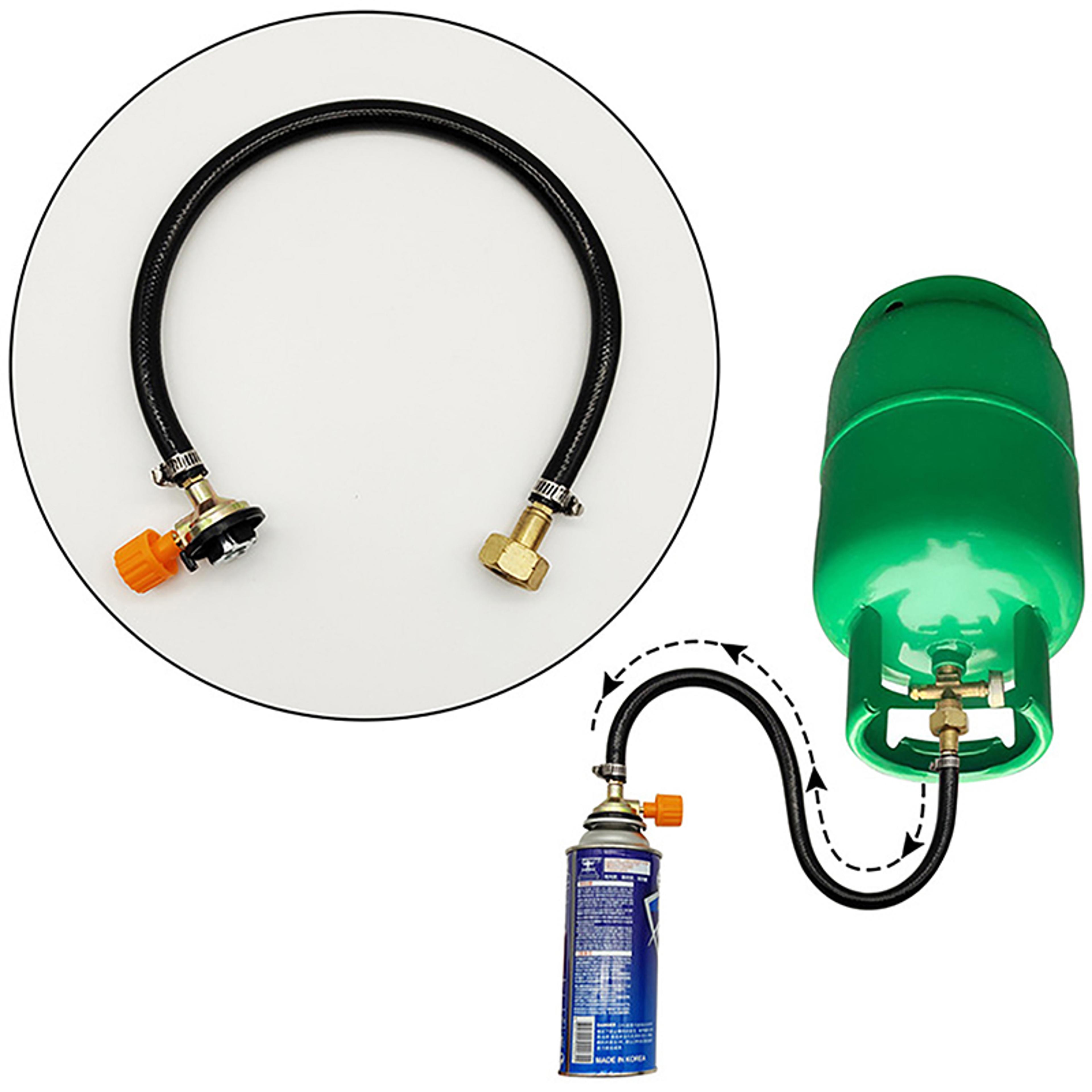 gas refill adapter leakproof rubber gas refill pipe tube cylinder convertor filling tank coupler accessories valve braid