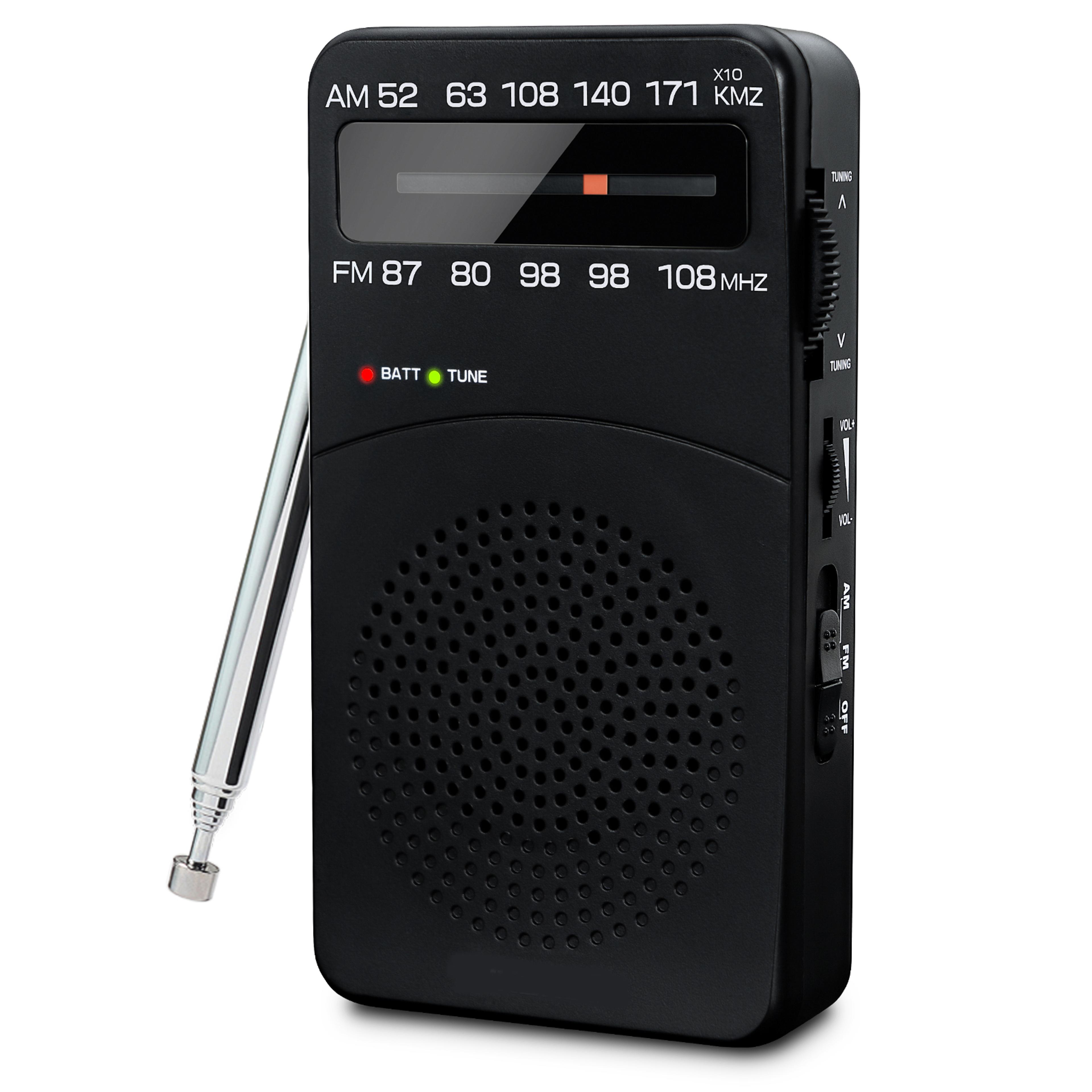 portable am fm radio with mp3 player for outdoor travel emergency listening