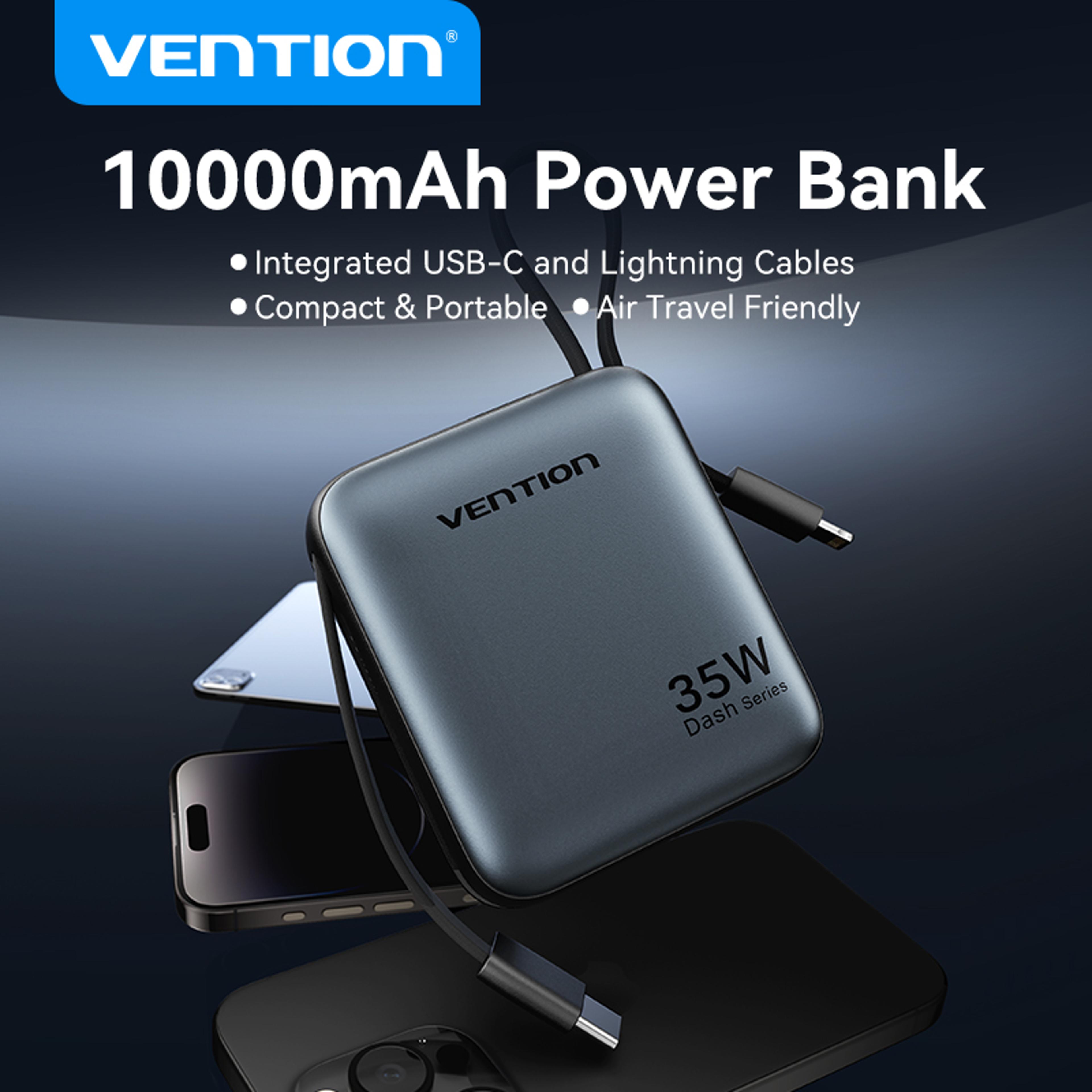pd fast charging portable power bank compact external battery pack