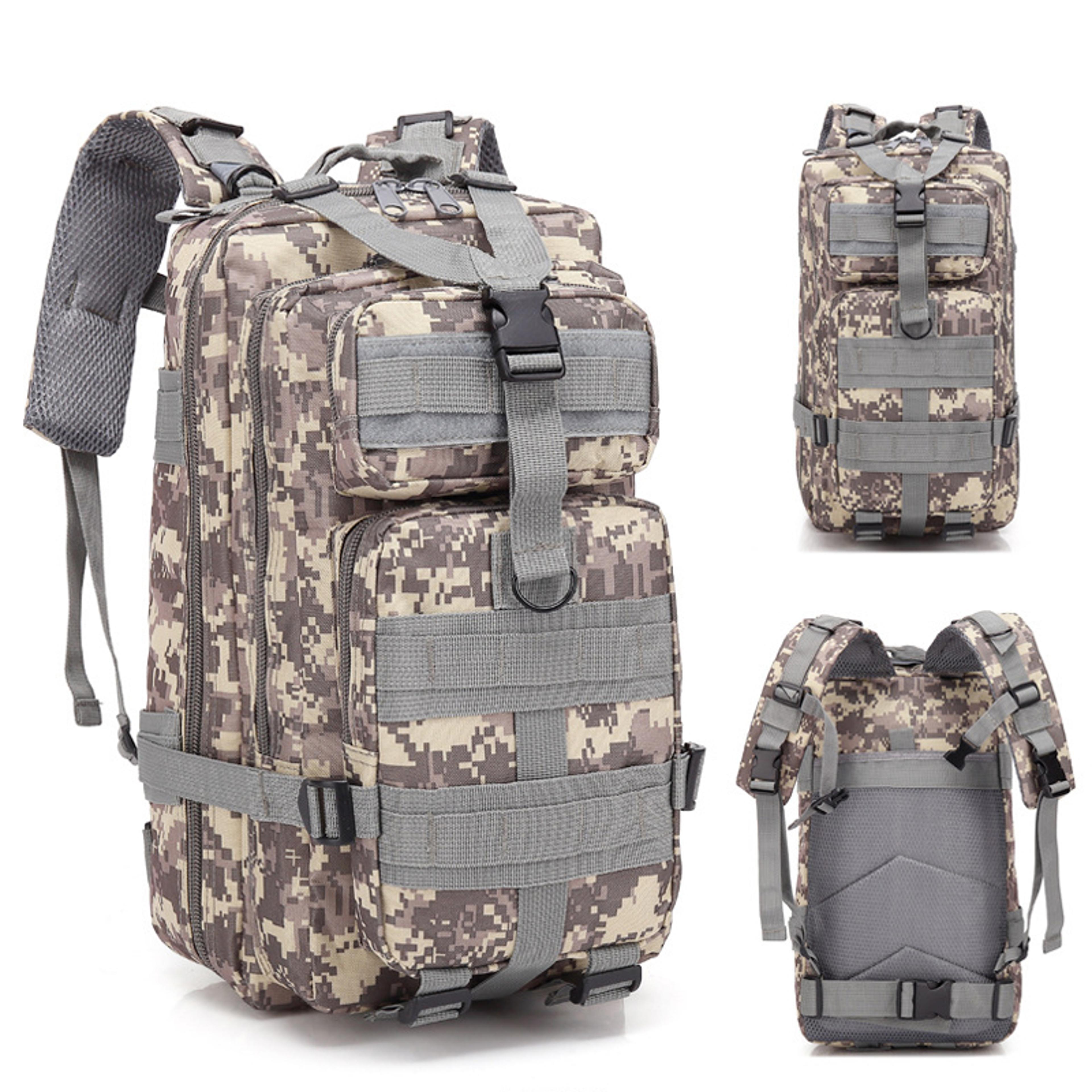 premium tactical backpack rugged nylon outdoor hiking & travel pack