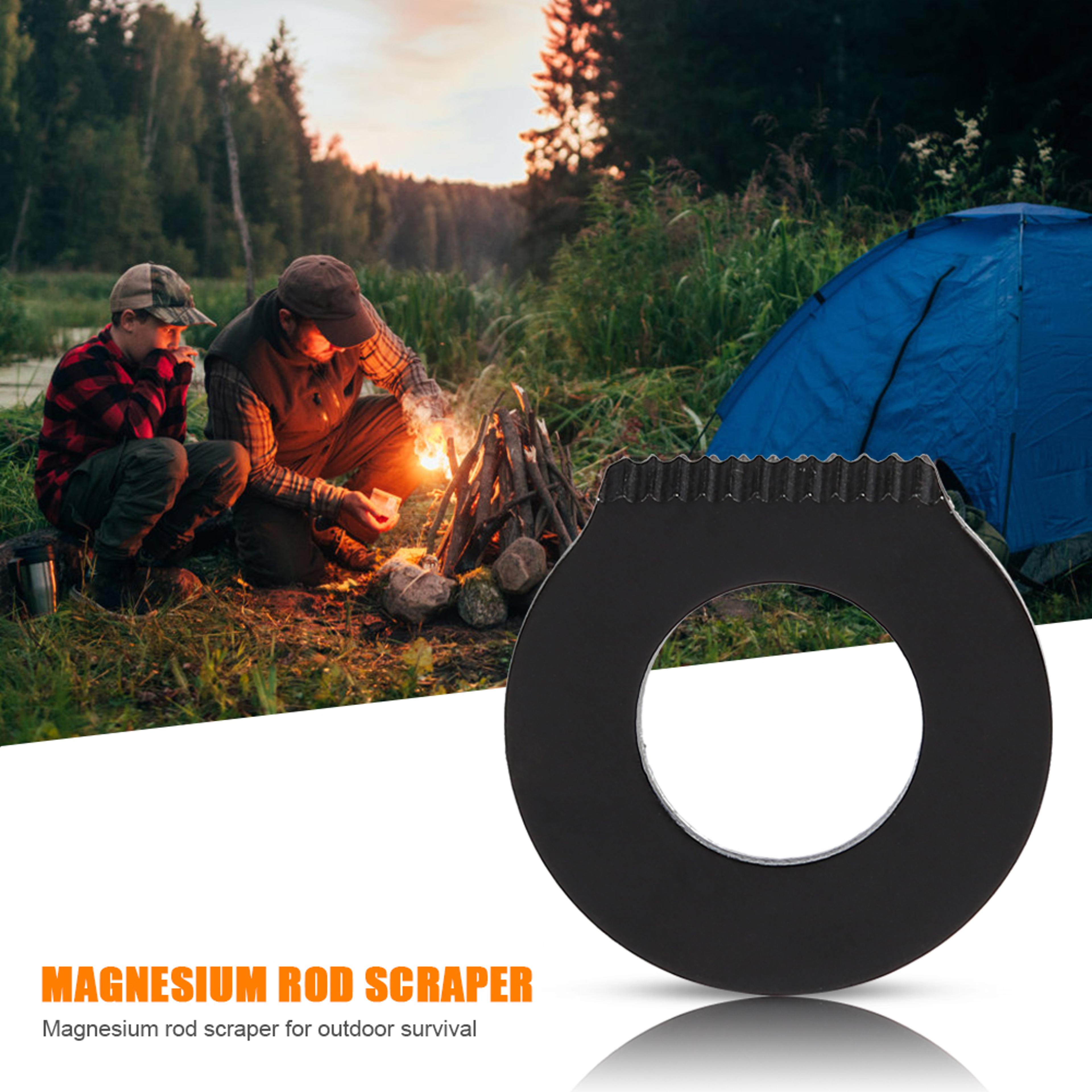 portable fire starter survival tool for camping & outdoor use