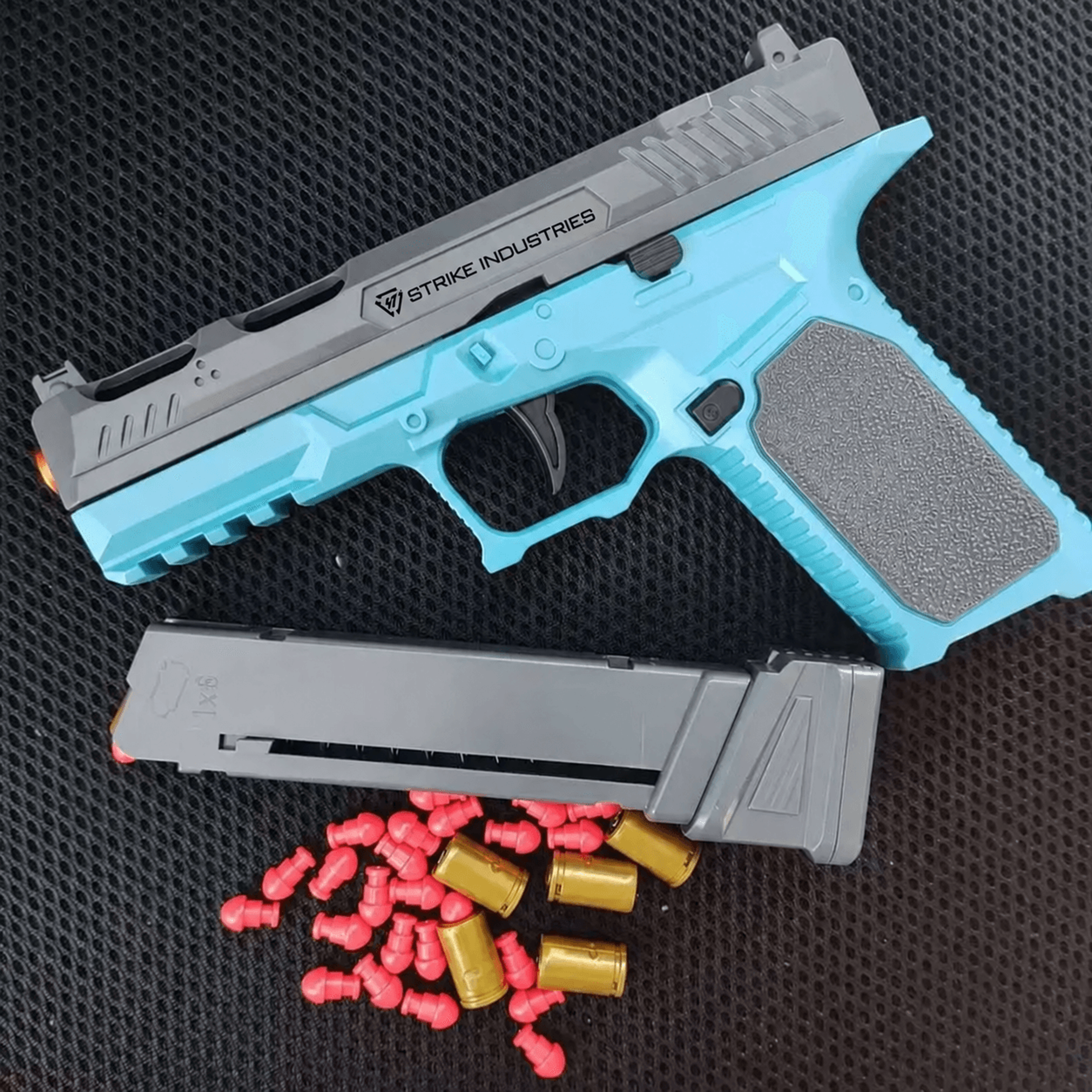 rapid-fire soft bullet toy gun for boys realistic action pistol