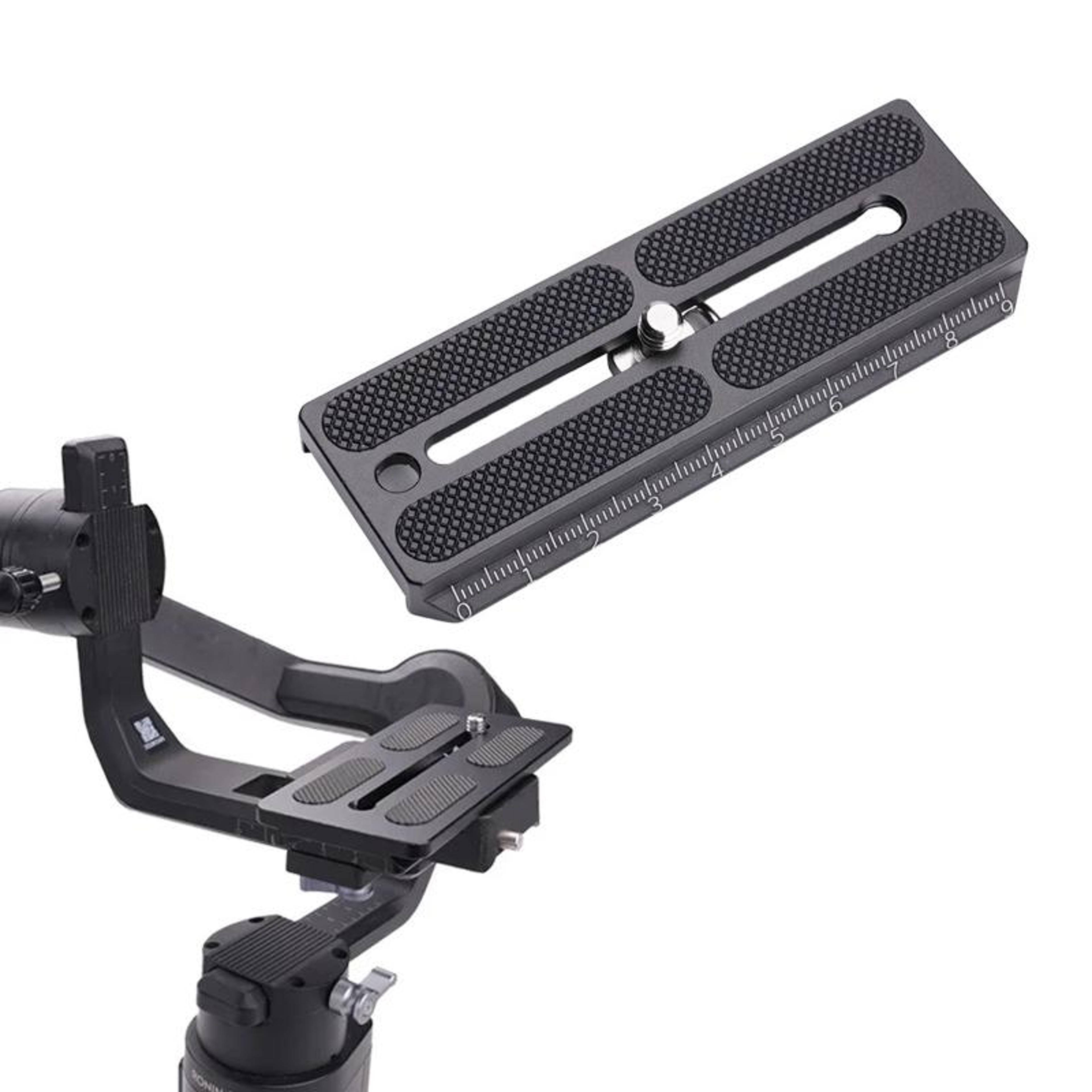 dji ronin sc quick release plate lightweight aluminum gimbal mounting plate
